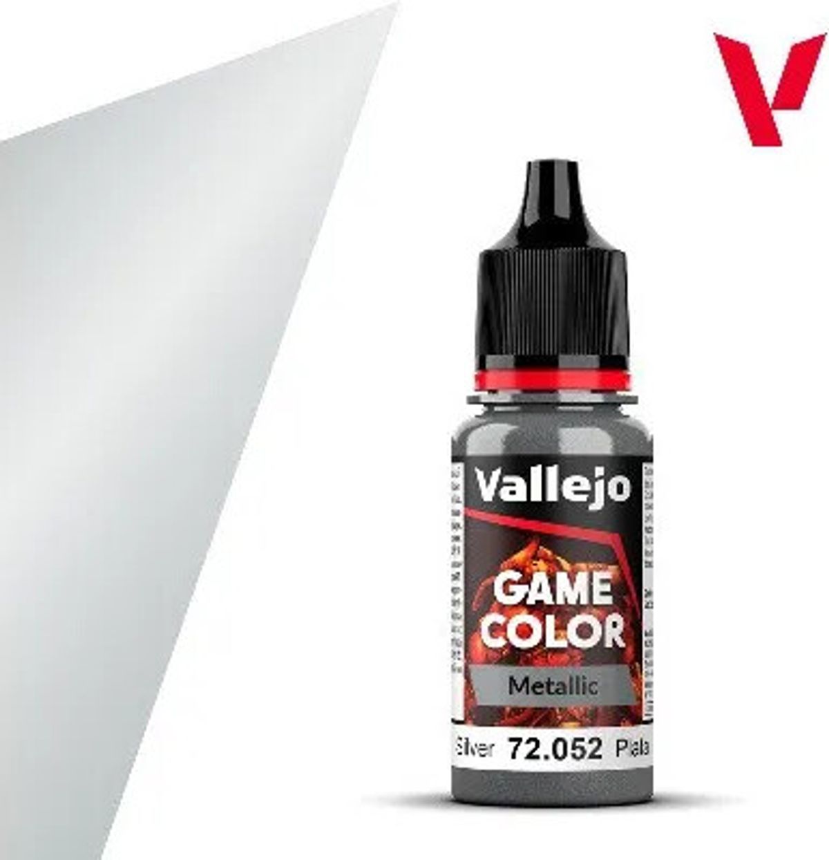 Vallejo - Game Color - Silver Metallic - 18 Ml - 72052