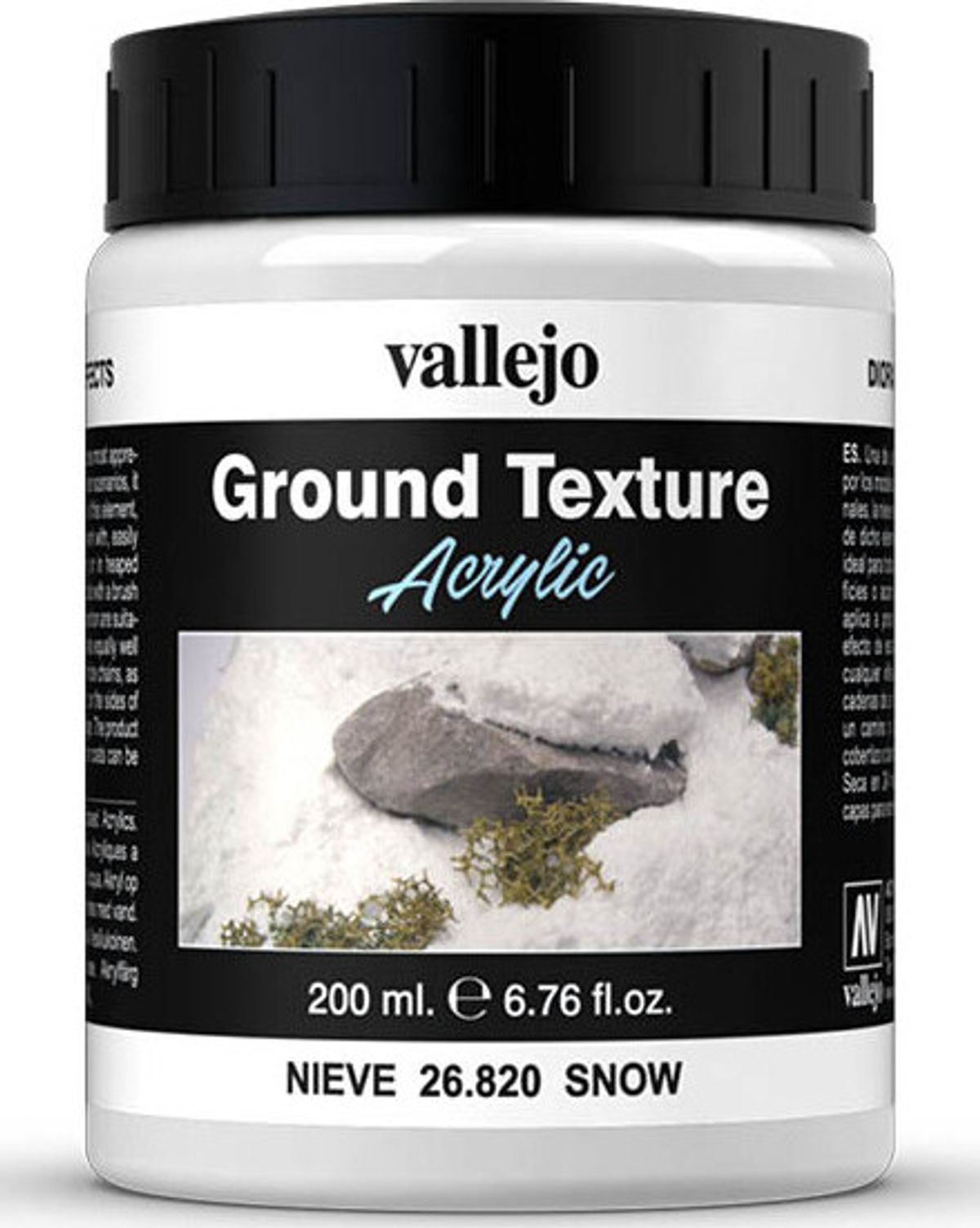 Vallejo - Ground Texture Acrylic Snow 200 Ml - 26820