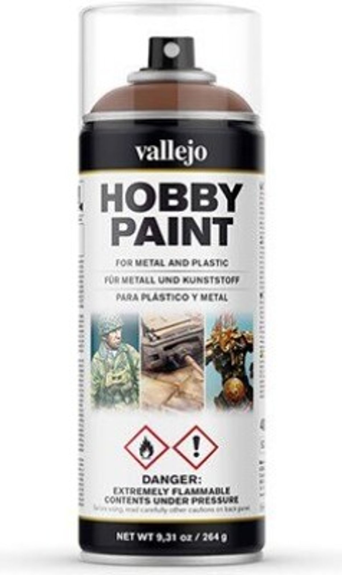 Vallejo - Hobby Paint Spraymaling - Fantasy Beasty Brown 400 Ml