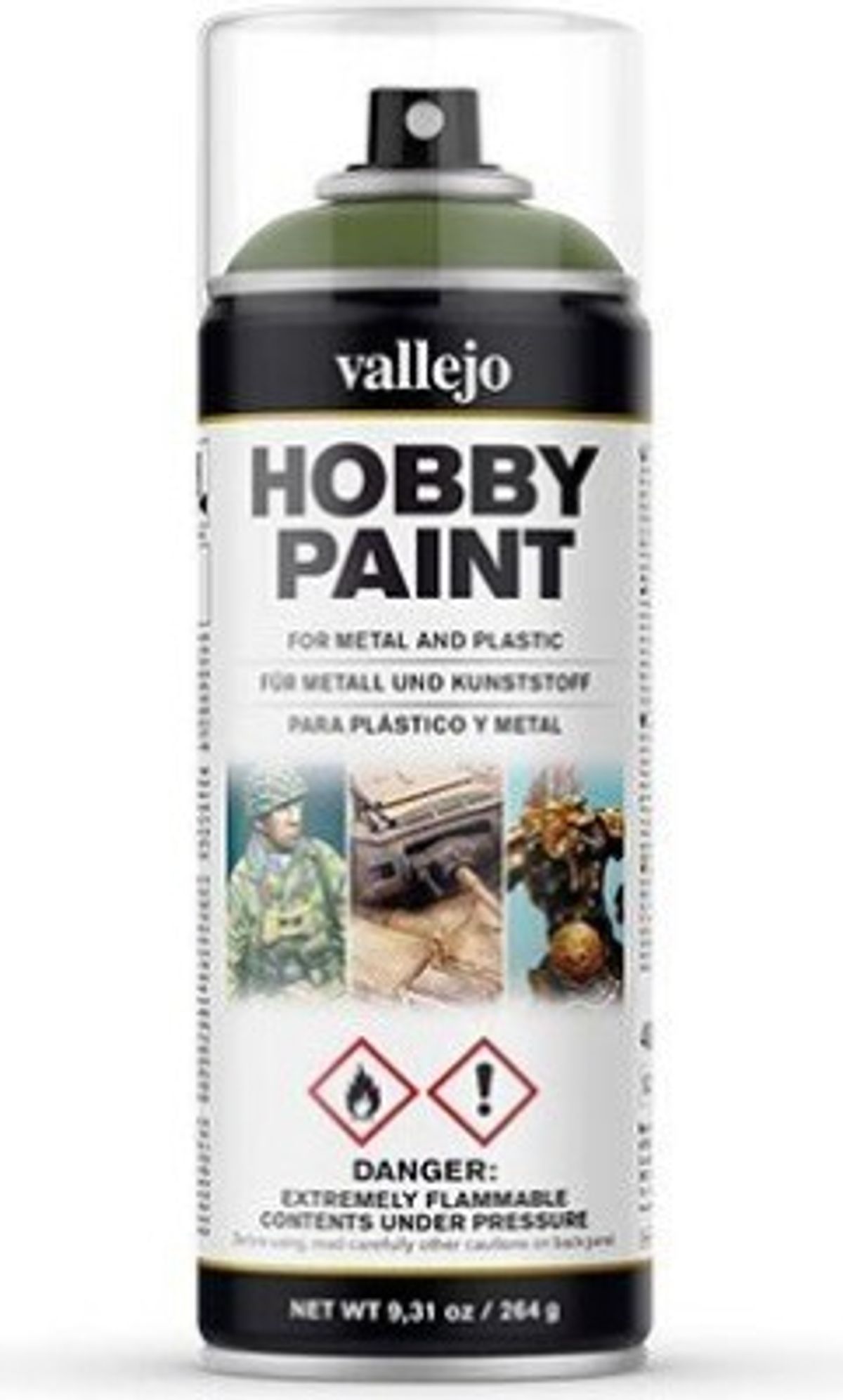 Vallejo - Hobby Paint Spraymaling - Fantasy Goblin Green 400 Ml