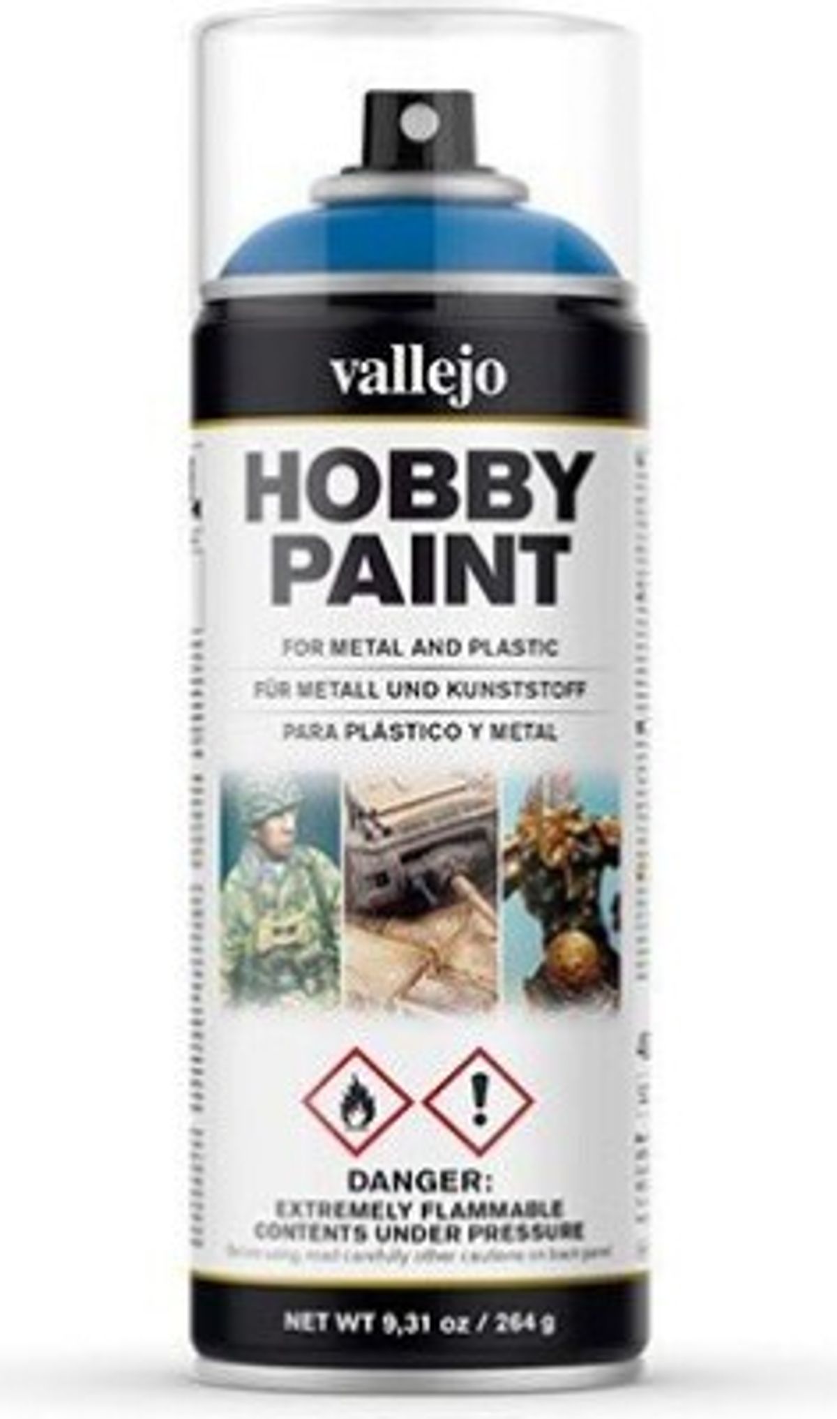 Vallejo - Hobby Paint Spraymaling - Fantasy Magic Blue 400 Ml