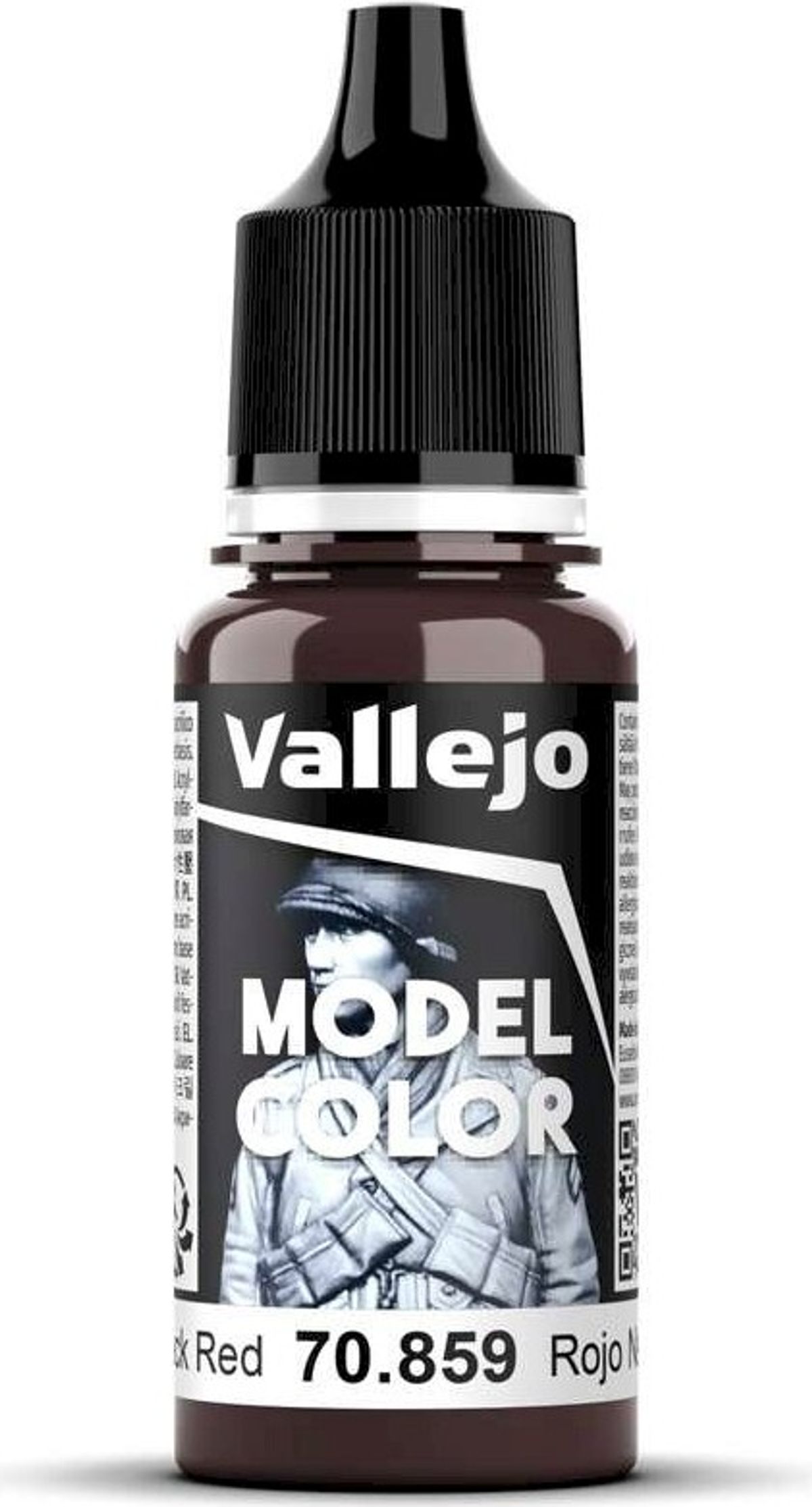 Vallejo - Model Color - Black Red Mat - 17-18 Ml - 70859