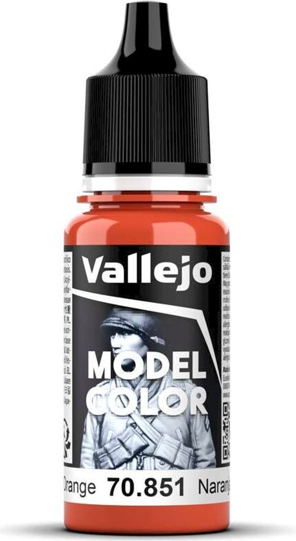 Vallejo - Model Color - Bright Orange Mat - 17-18 Ml - 70851