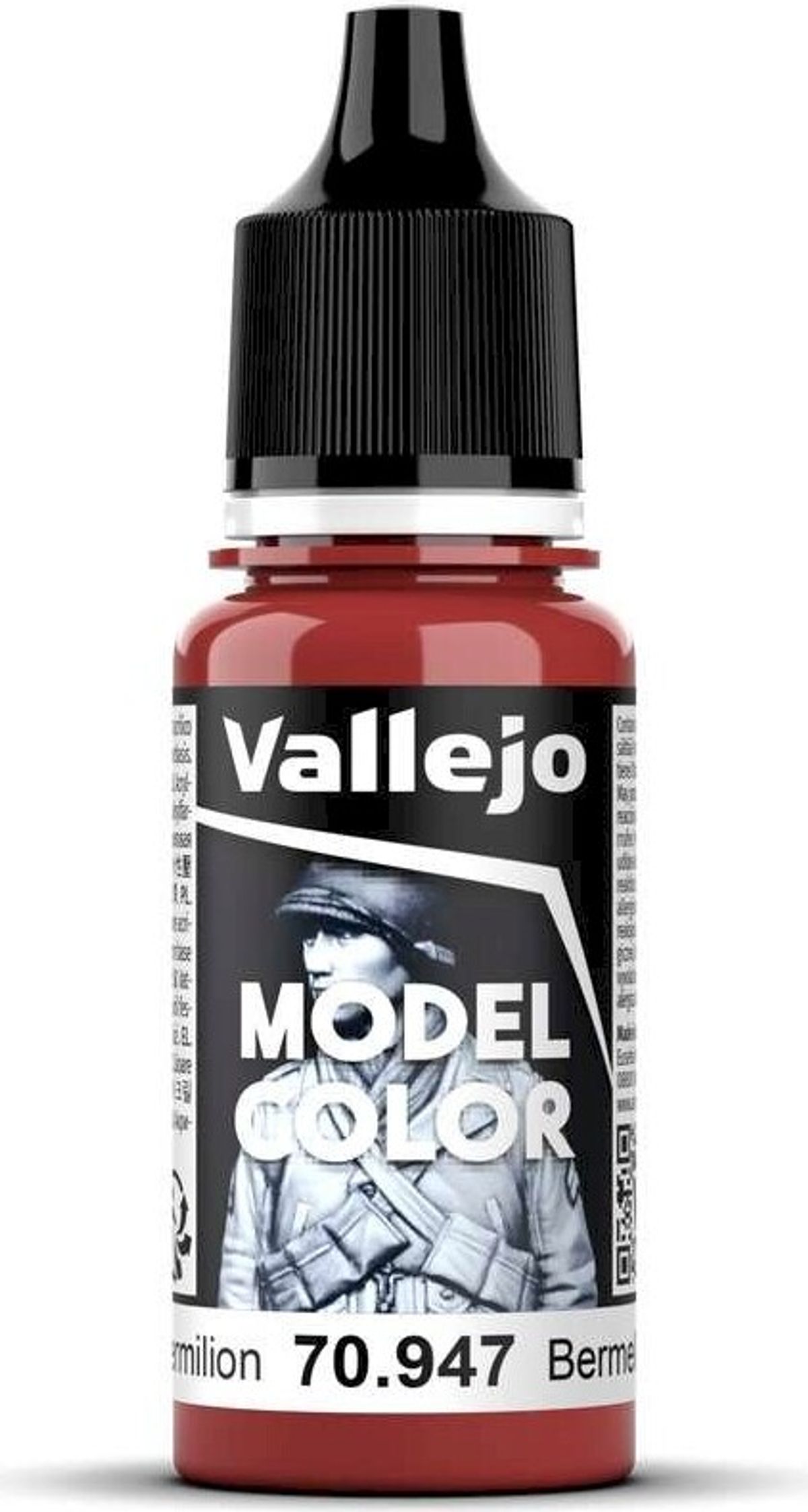 Vallejo - Model Color - Dark Vermilion Mat - 17-18 Ml - 70947