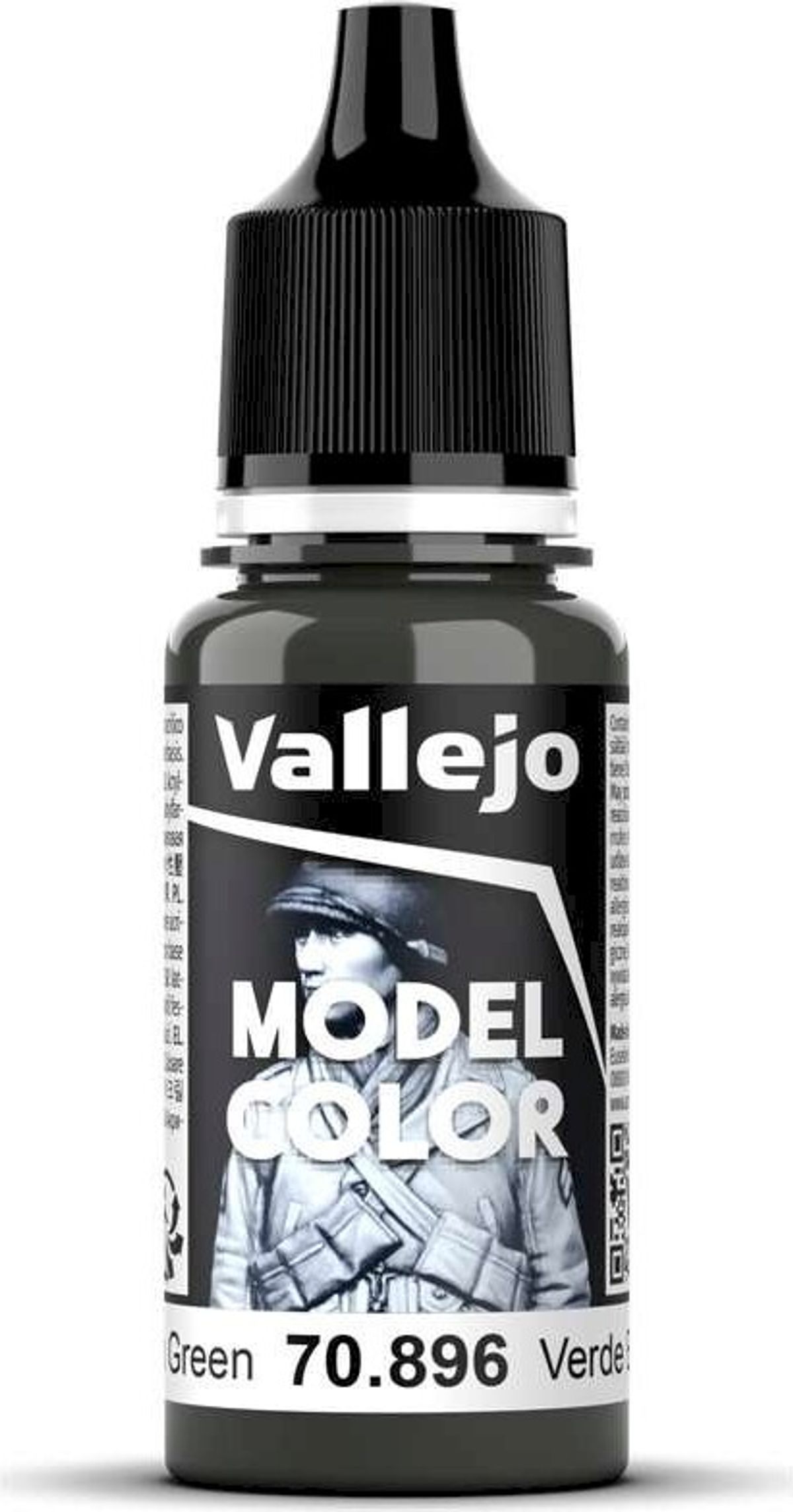 Vallejo - Model Color - German Camouflage Extra Dark Green Mat - 17-18 Ml - 70896