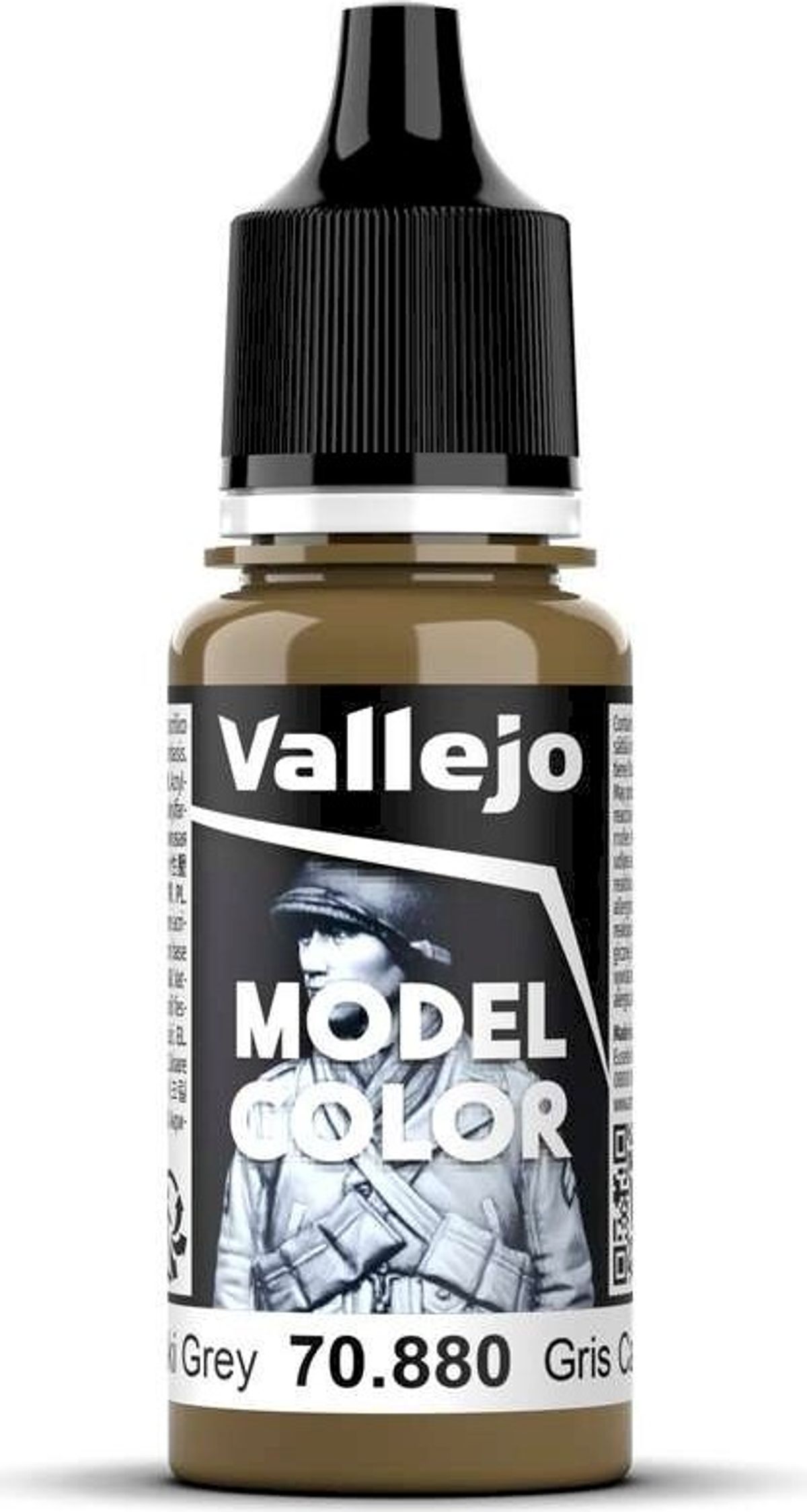 Vallejo - Model Color - Khaki Grey Mat - 17-18 Ml - 70880