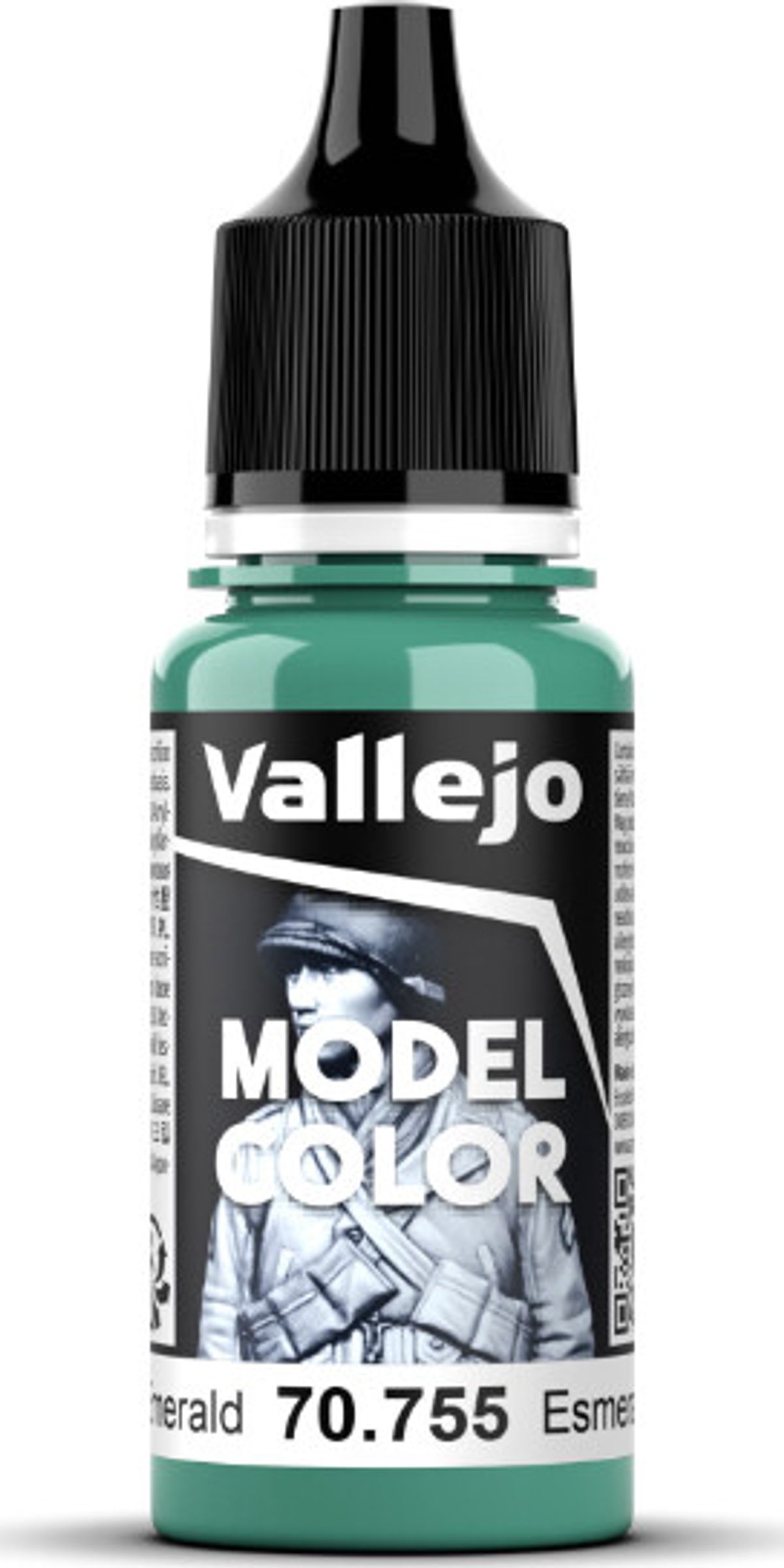 Vallejo - Model Color - Light Emerald Mat - 18 Ml - 70755