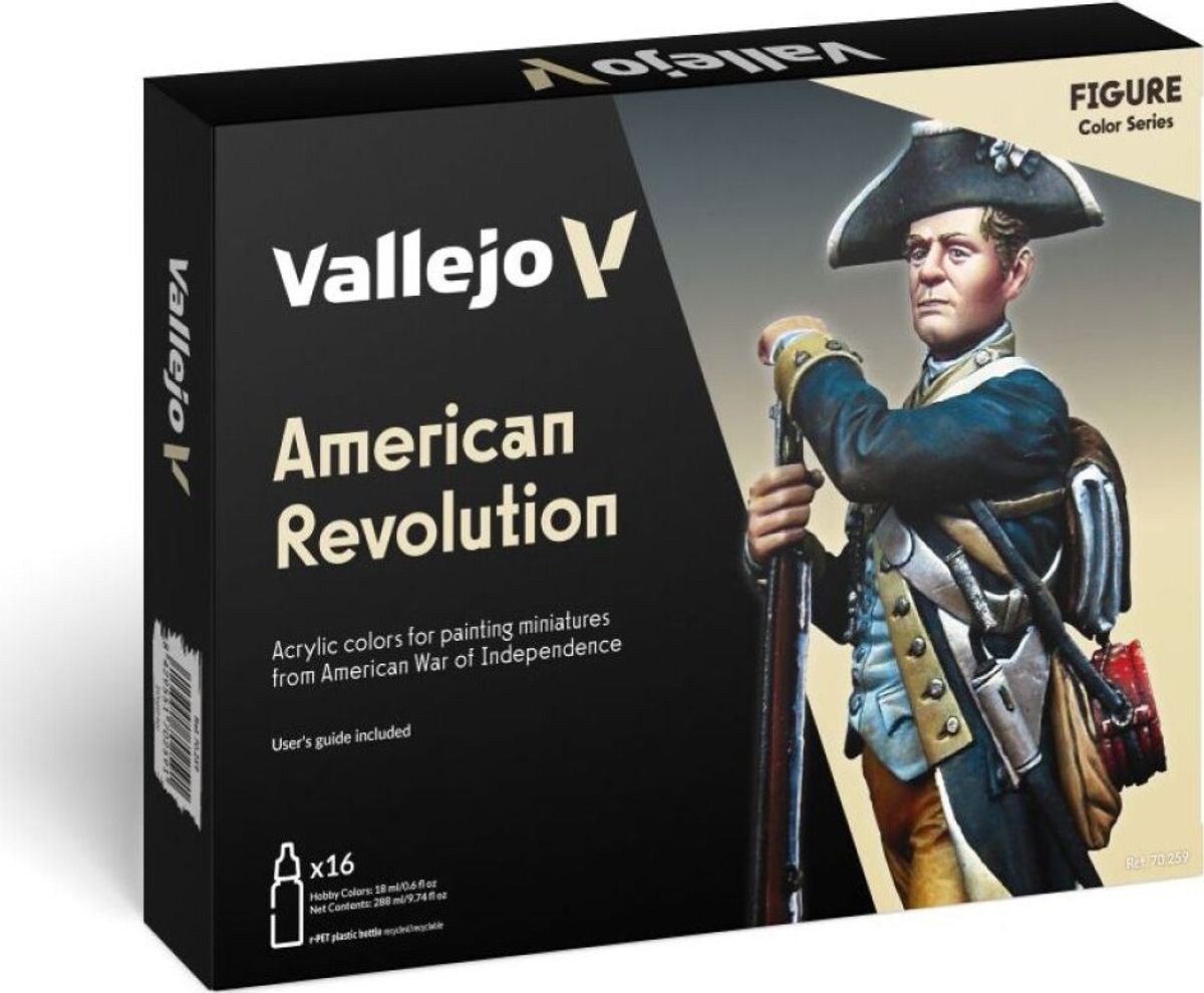 Vallejo - Model Color Maling Sæt - American Revolution - 16x18 Ml