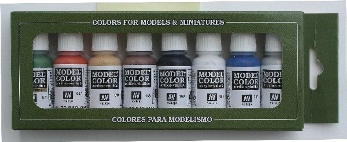 Vallejo - Model Color Maling Sæt - Wargames Basics - 8x17 Ml