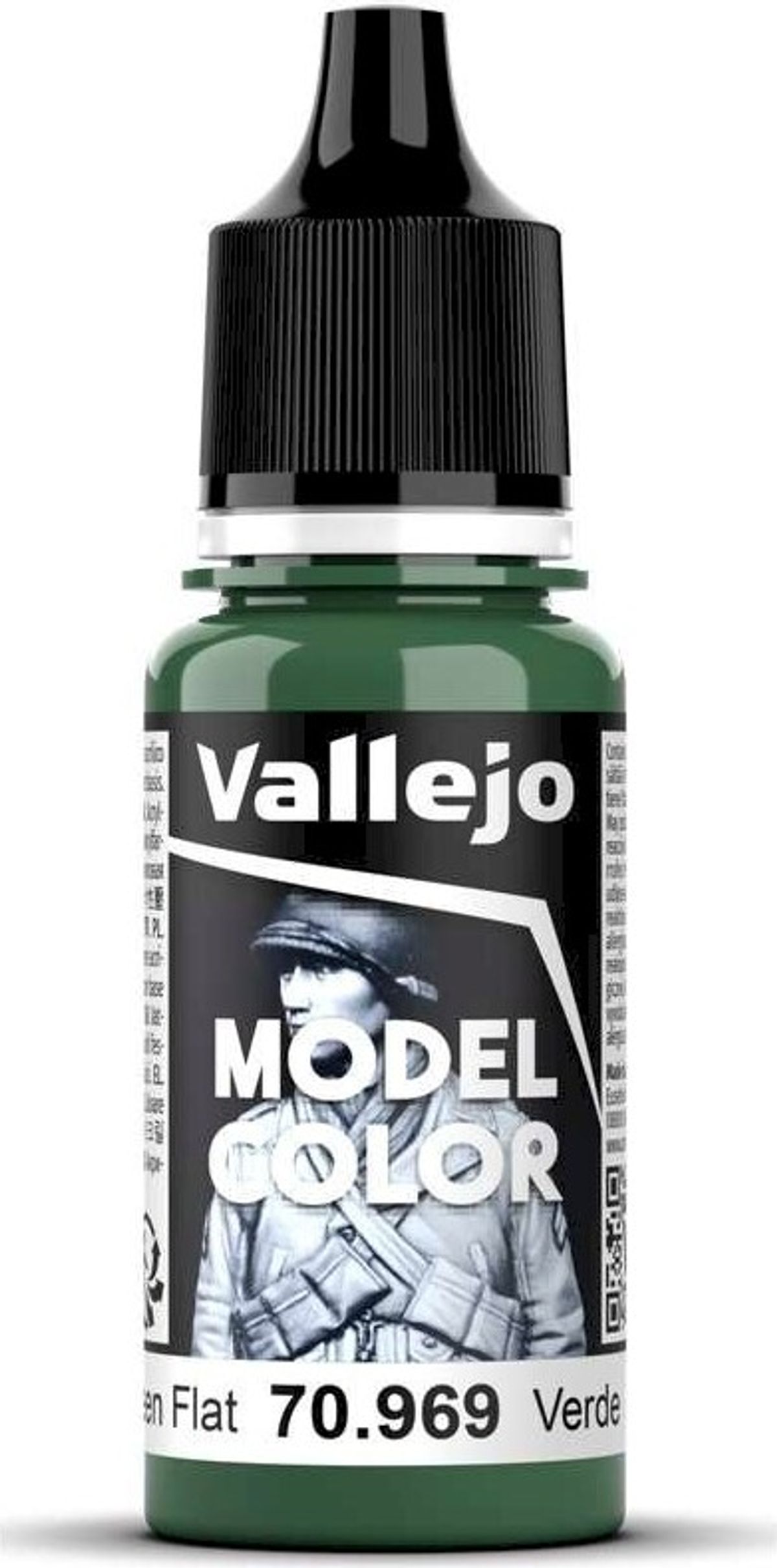 Vallejo - Model Color - Park Green Flat Mat - 17-18 Ml - 70969