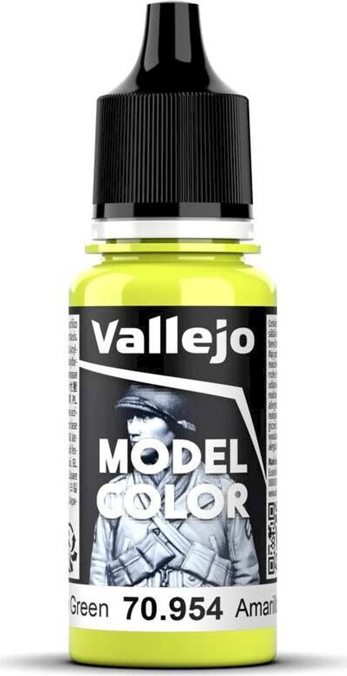 Vallejo - Model Color - Yellow Green Mat - 17-18 Ml - 70954