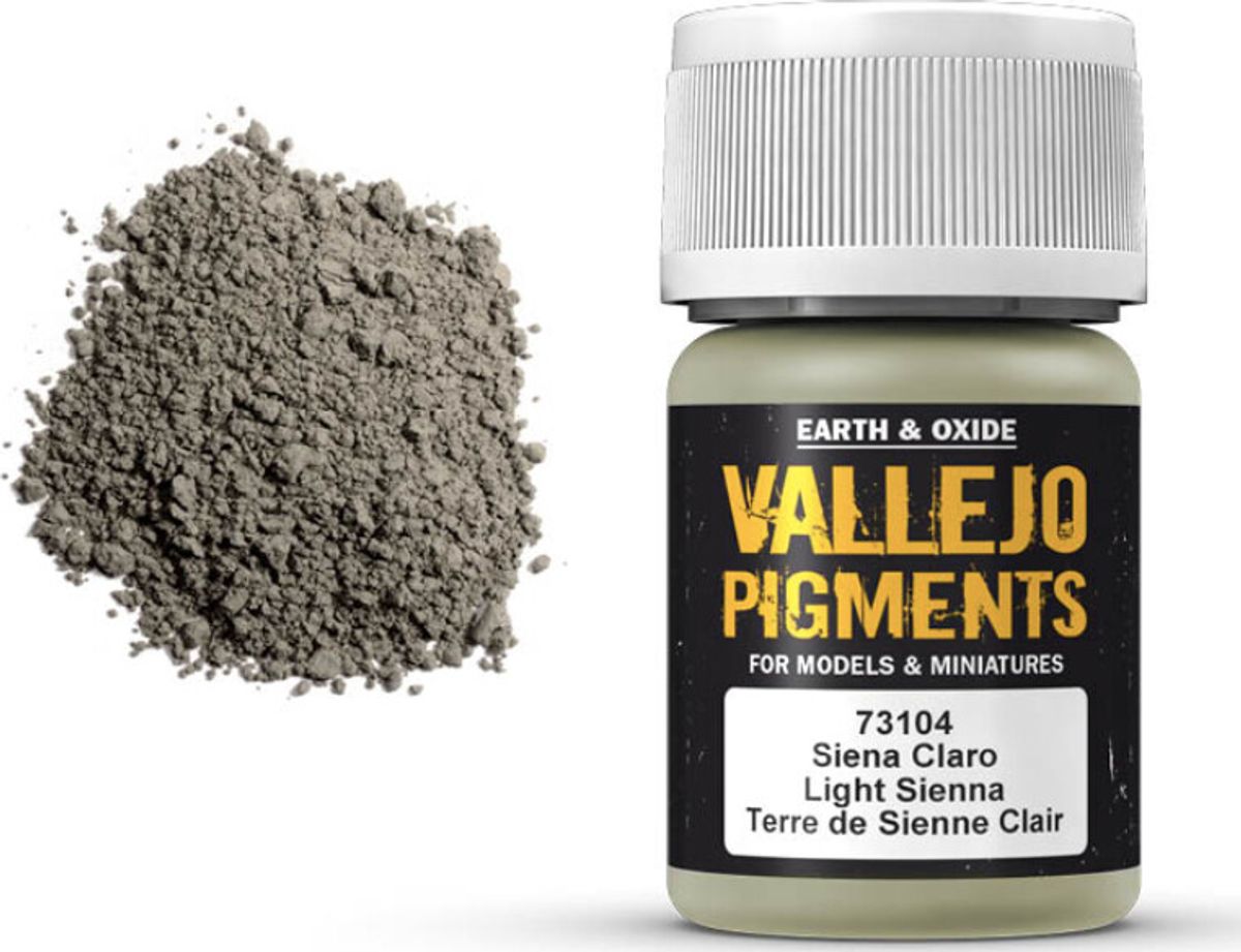 Vallejo - Pigments - Light Sienna - 35 Ml - 73104