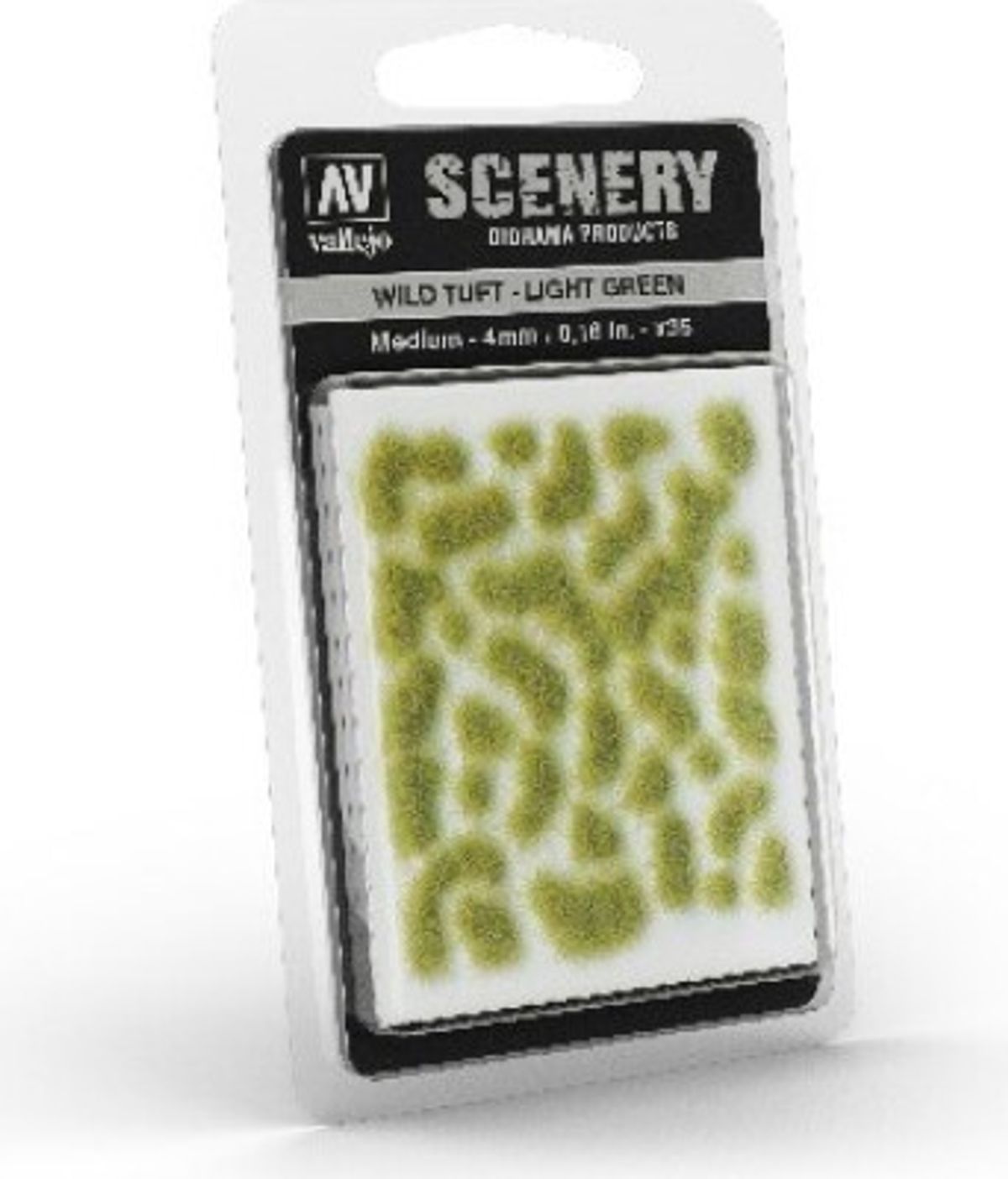 Vallejo - Scenery - Wild Tuft - Light Green - 4 Mm - Sc407