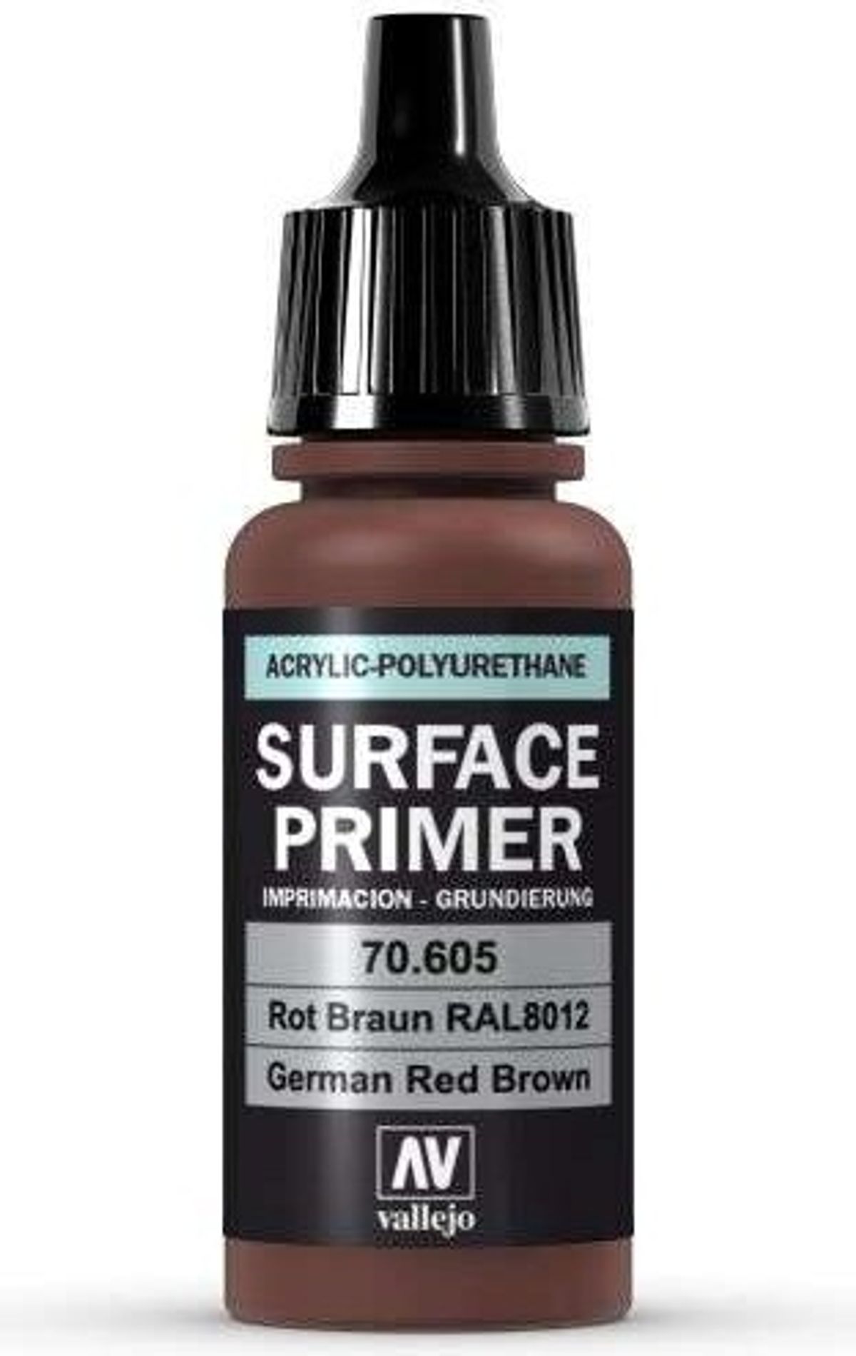 Vallejo - Surface Primer - Rotbraun Ral8012 - 17 Ml - 70605