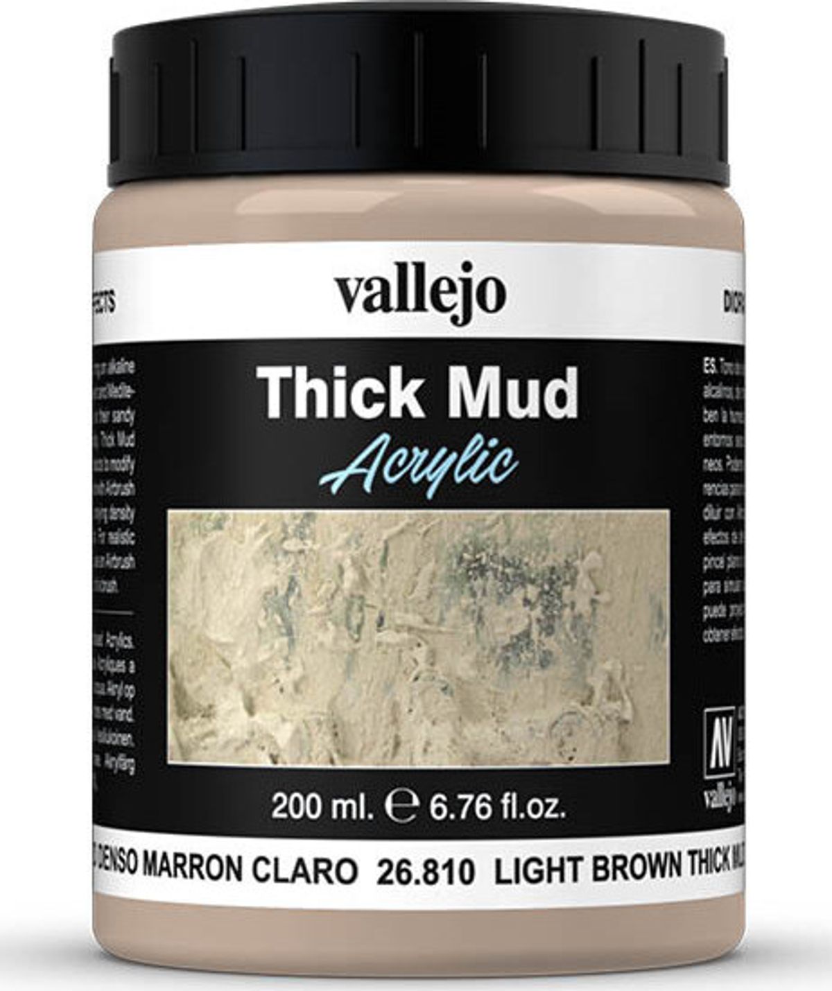 Vallejo - Thick Mud - Light Brown 200 Ml