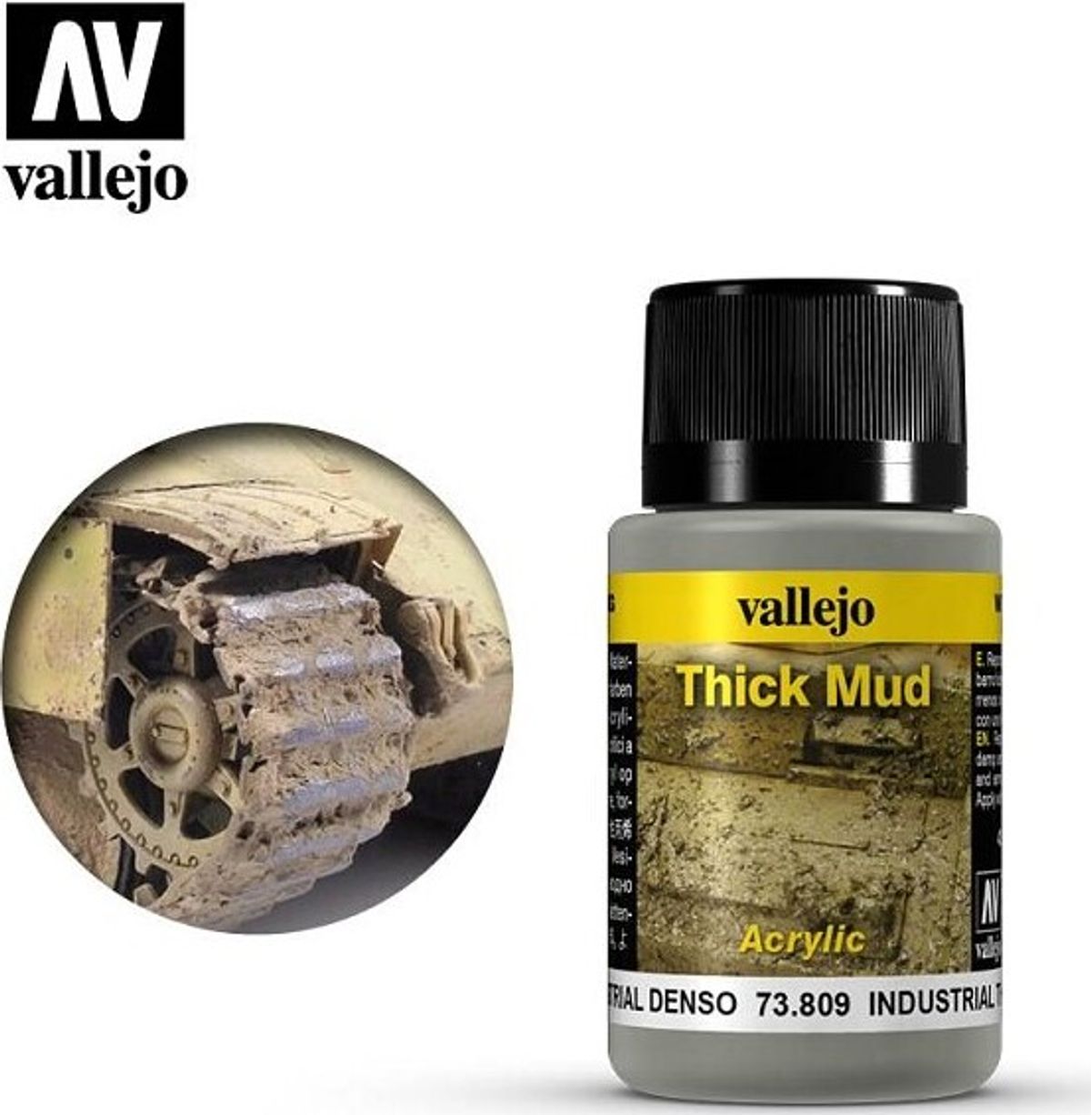 Vallejo - Thick Mud - Light Brown 40 Ml