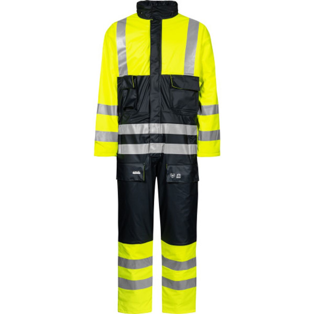 Vinter dragt hi viz gul/navy x