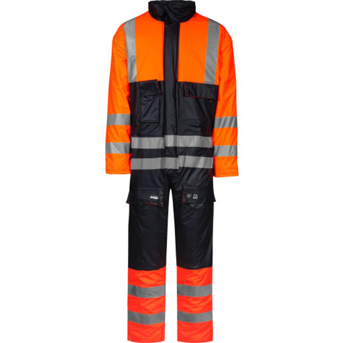 Vinter dragt hi-viz orange/nav