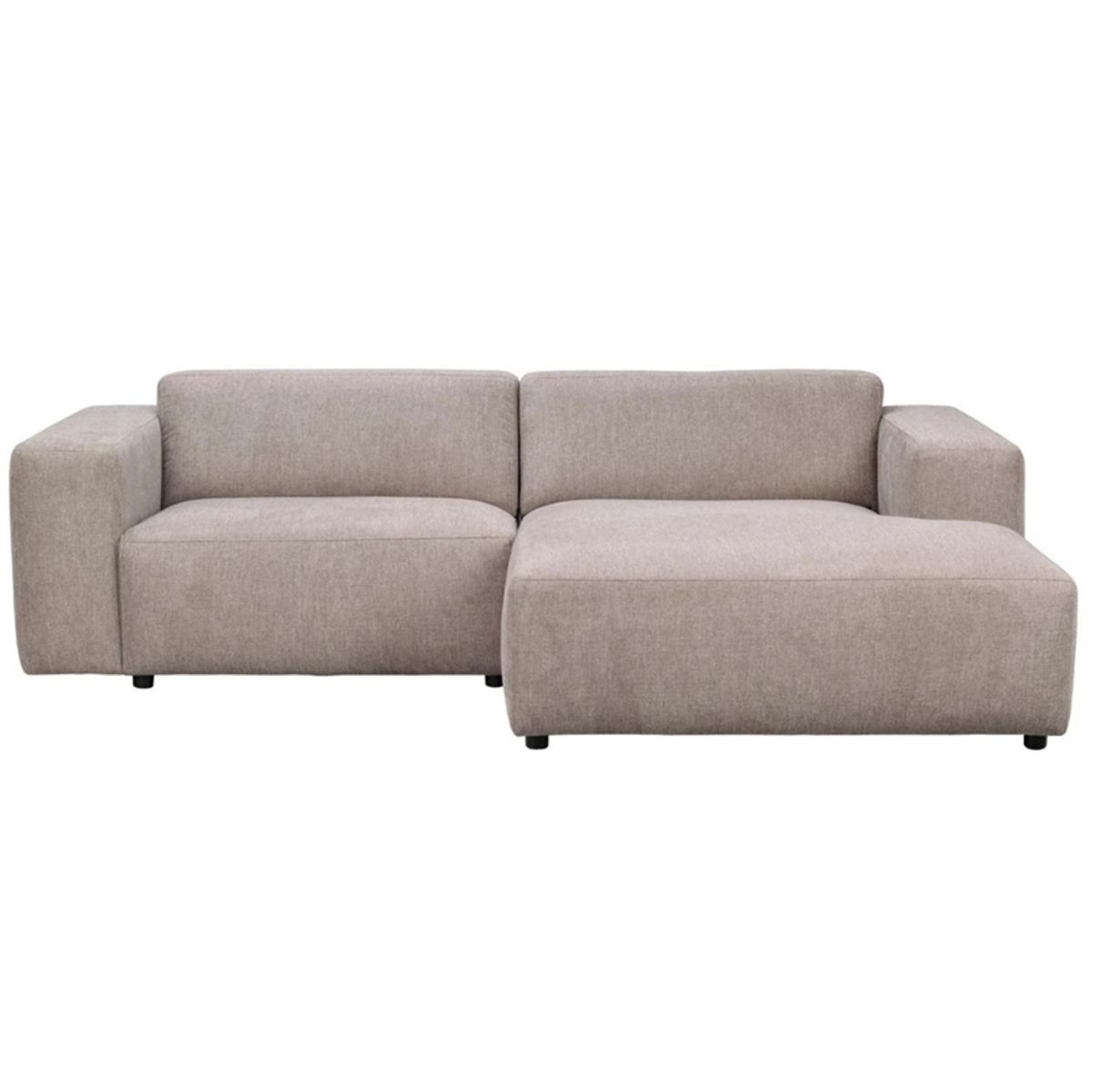 Willard 3. personers sofa m. chaiselong | Beige stof