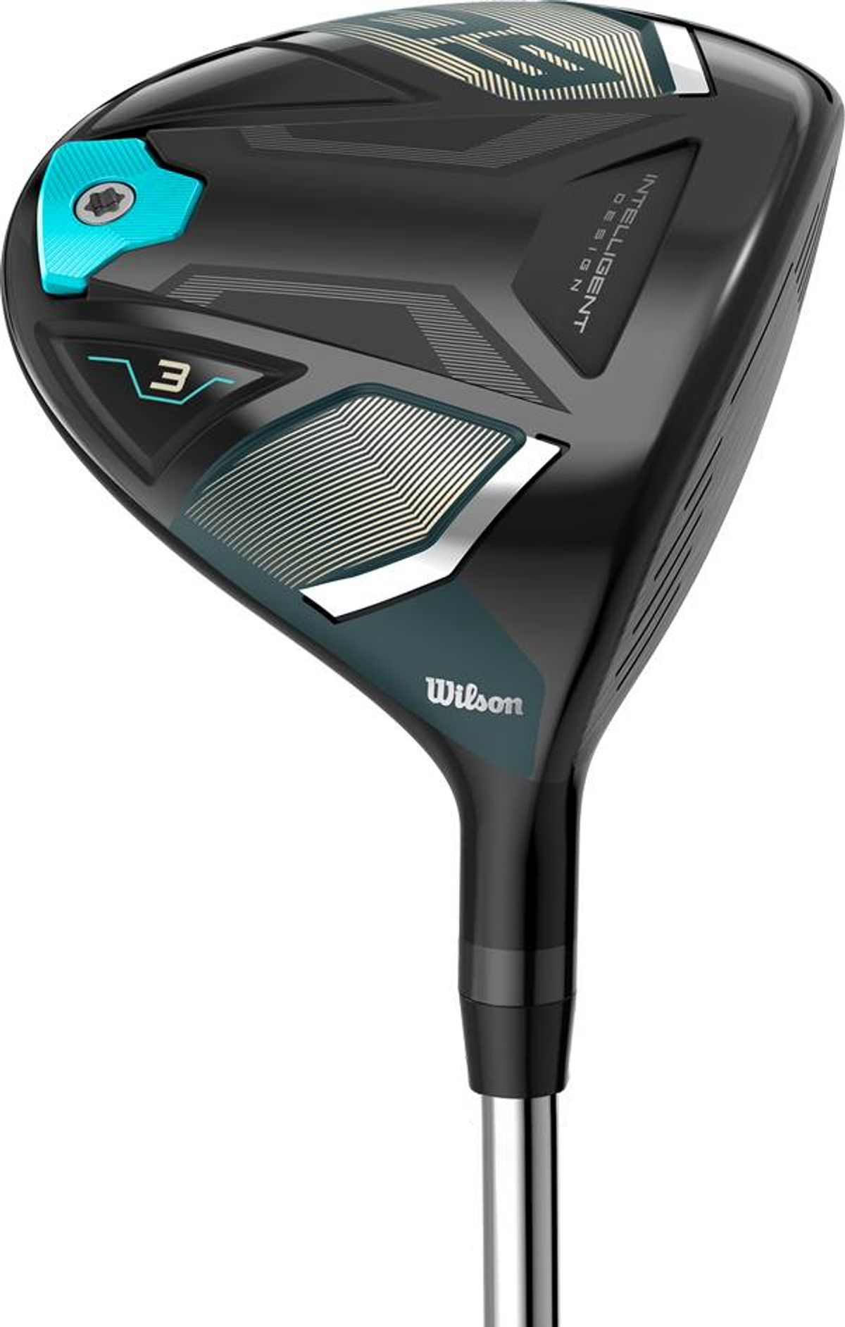 Wilson Staff D9 Dame Fairwaykølle - Sort - Højre - 21.5° (7 Kølle) - Aldila Quaranta Blue Dame Grafit