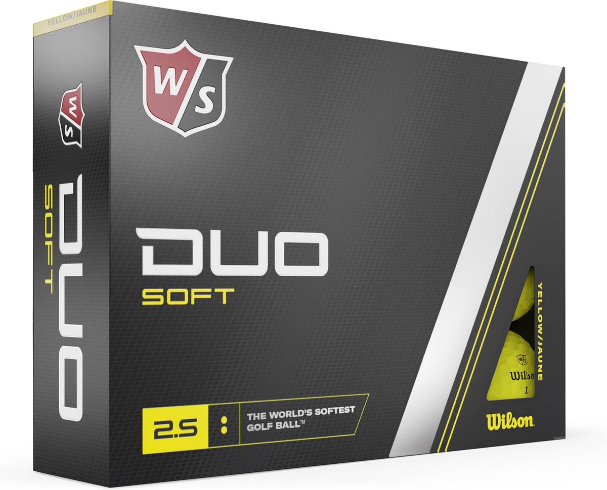 Wilson Staff Duo Soft (2023) Golfbolde - Gul