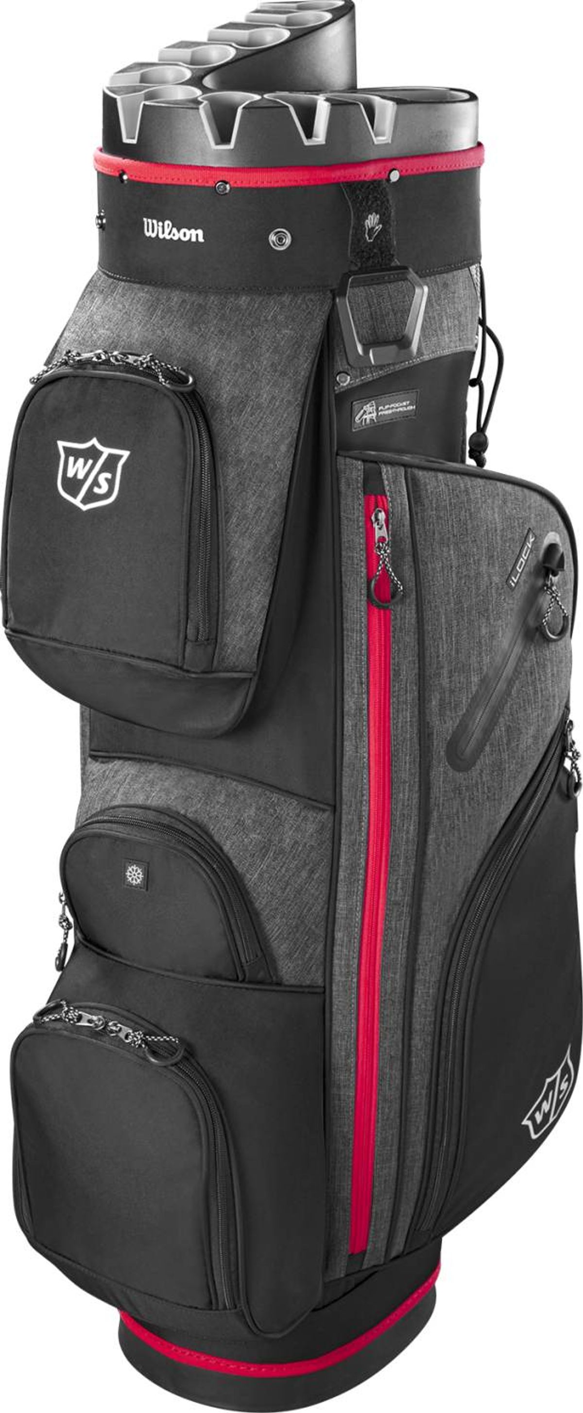 Wilson Staff I-Lock 3 Vognbag - Black/Red