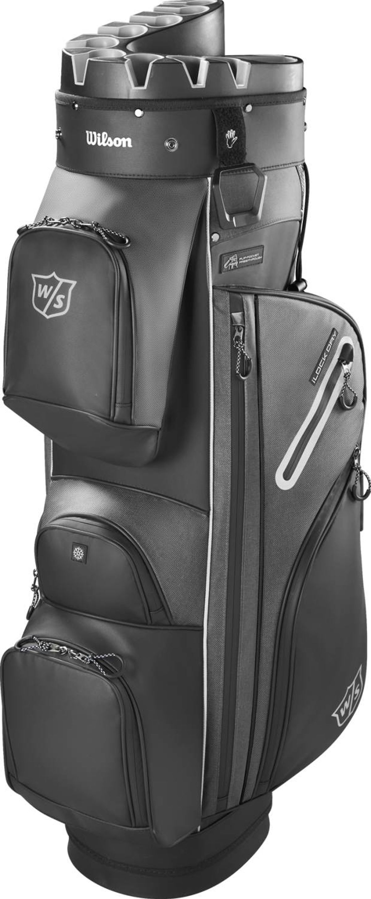 Wilson Staff I-Lock Dry Vandtæt Vognbag - Black/Red