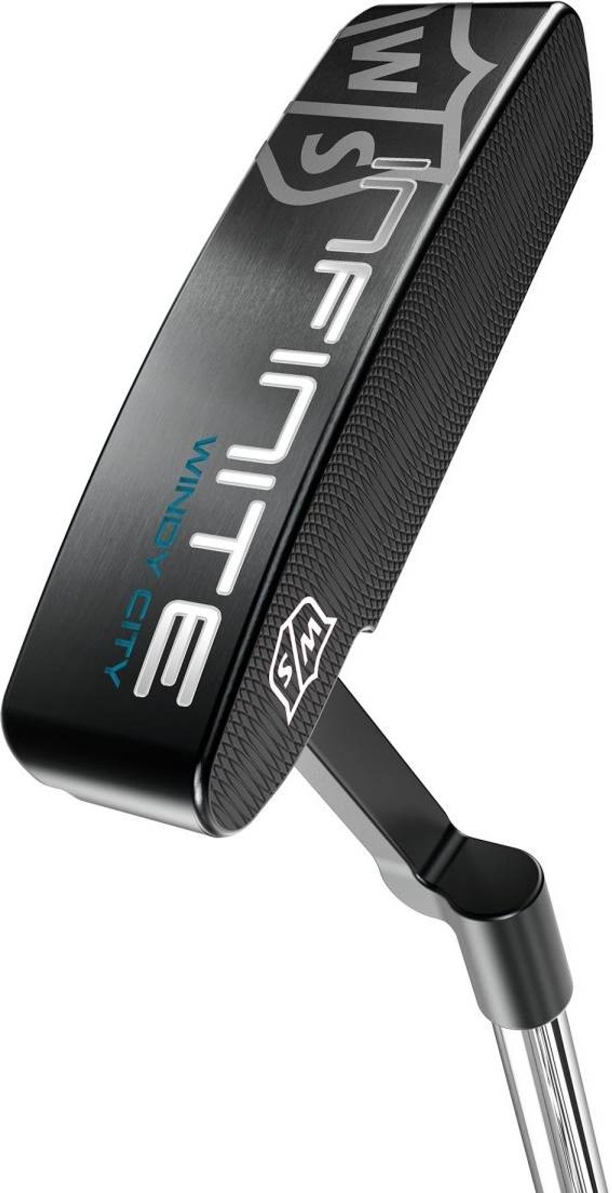 Wilson Staff Infinite Windy City Plumber Neck Dame Putter - Sort - Højre - Str. 33" - Wilson Staff COUNTERBALANCED (2022) Oversize Lyseblå/Hvid