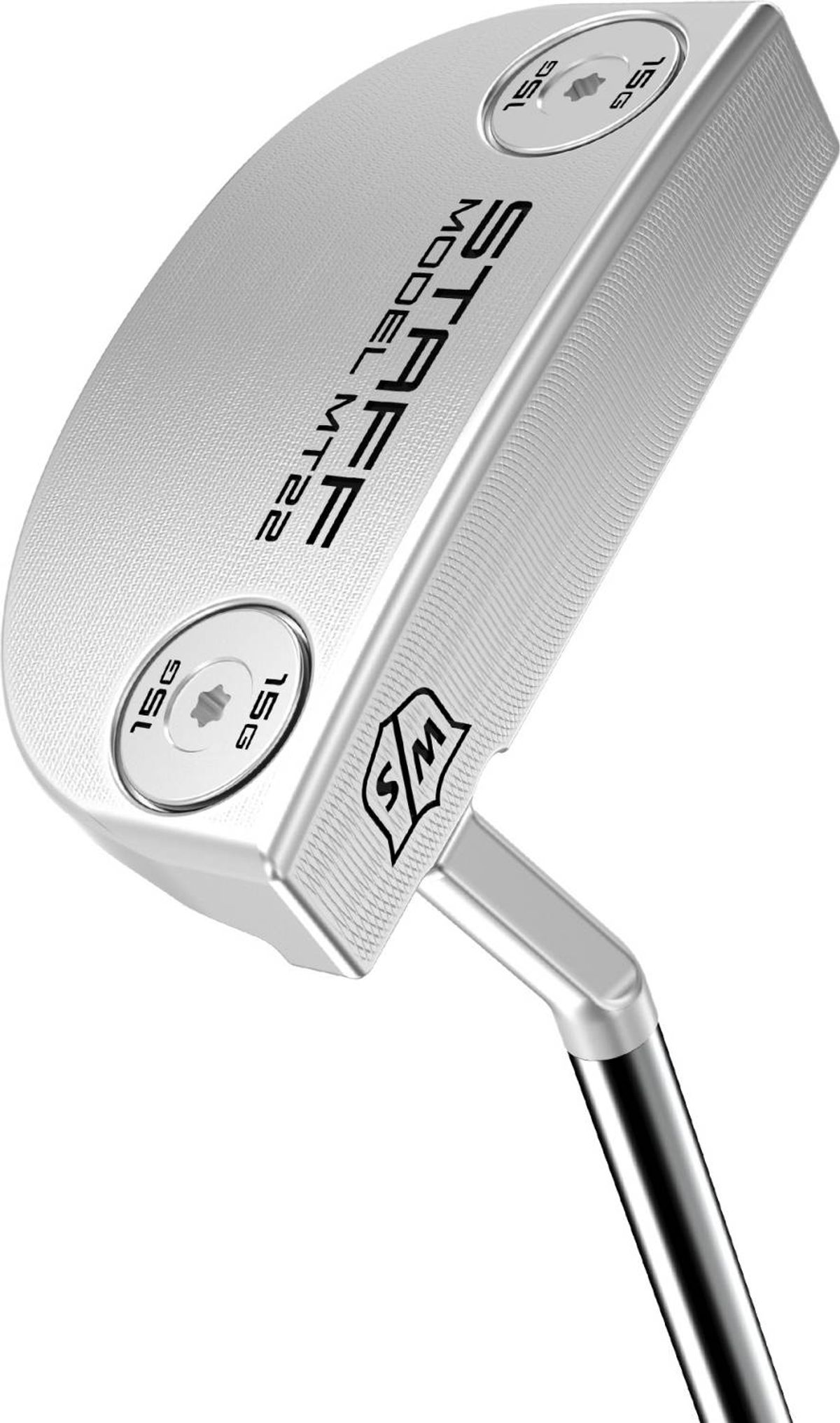 Wilson Staff Staff Model MT22 Slant Neck Herre Putter - Chrome - Højre - Str. 34" - Wilson Staff Deep Etched (2023) Standard Grå