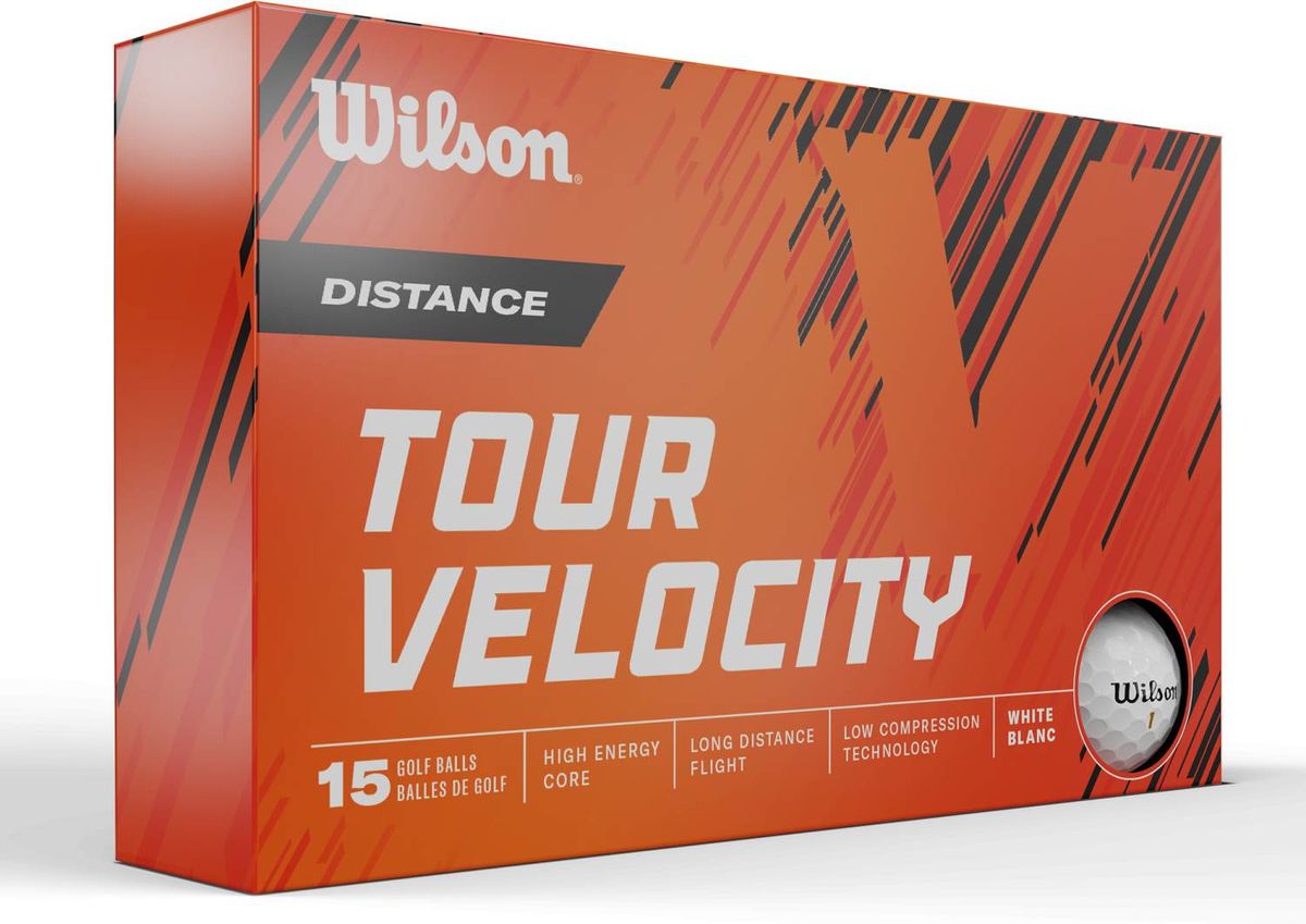 Wilson Staff Tour Velocity Distance (2024) Golfbolde - Hvid