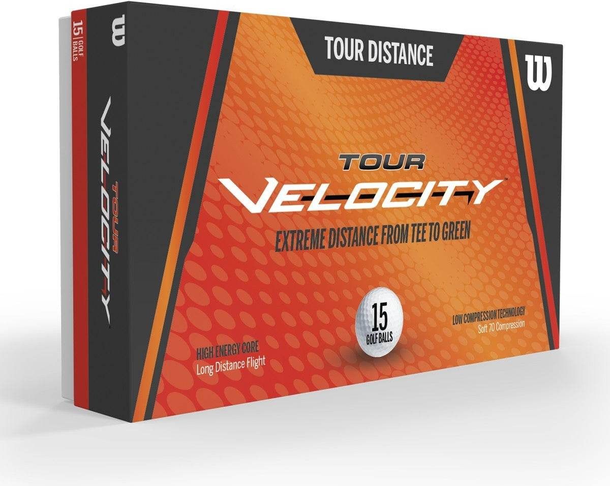 Wilson Staff Tour Velocity Distance Logobolde - Hvid