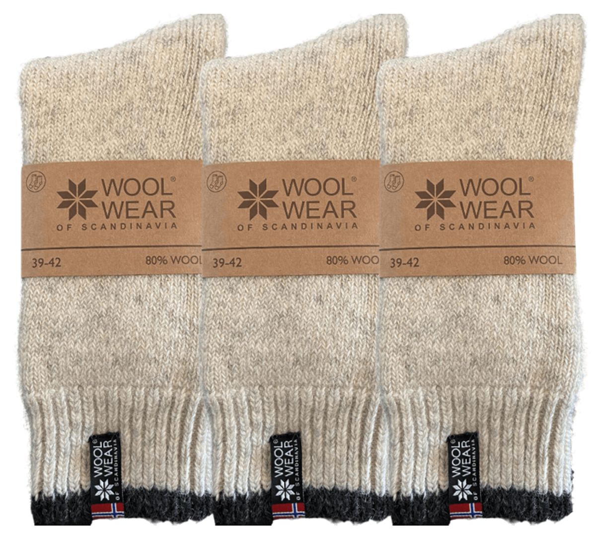 Wool Of Scandinavia 3-pak Eskimo Ragsokker