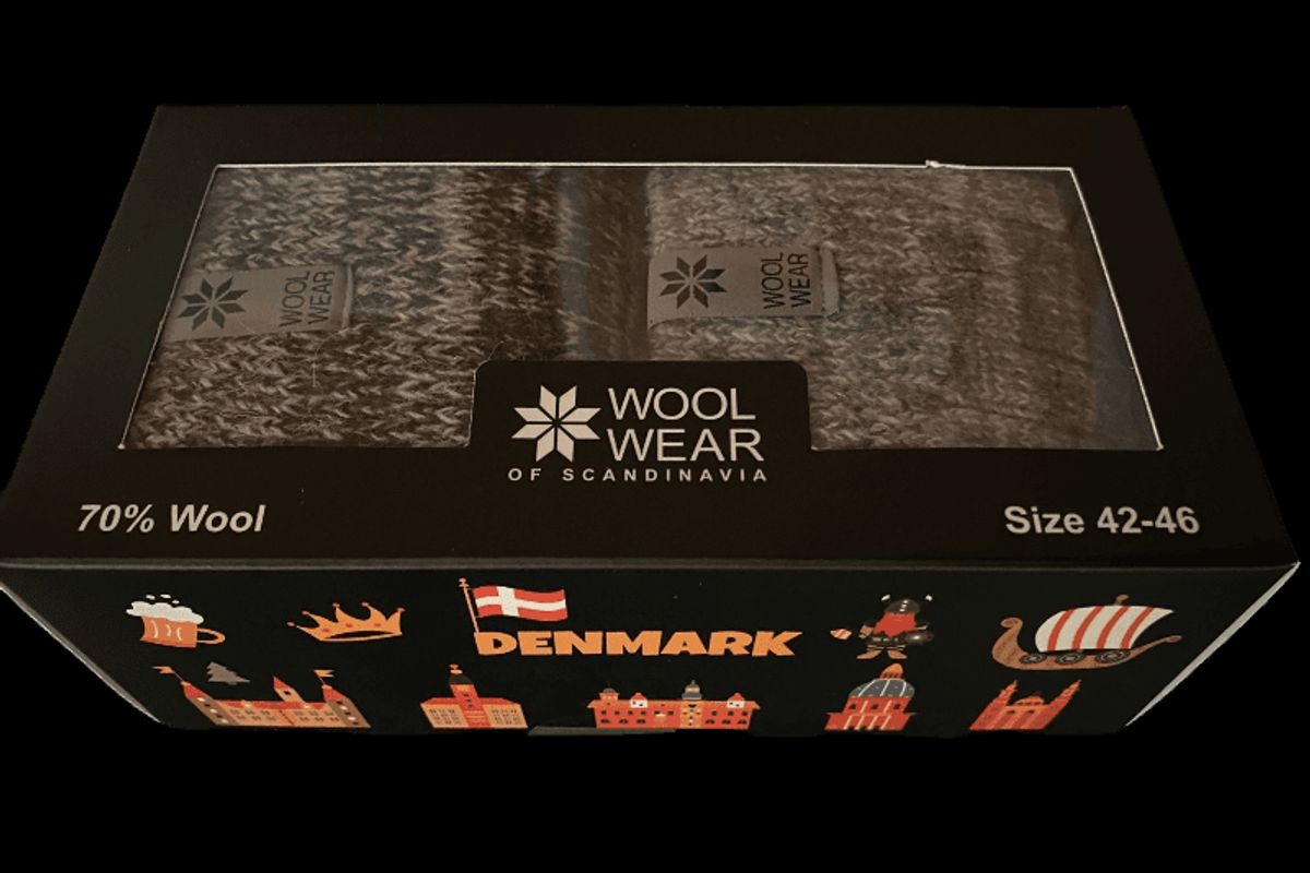 Wool Of Scandinavia Ragsokker 2-pak Giftbox