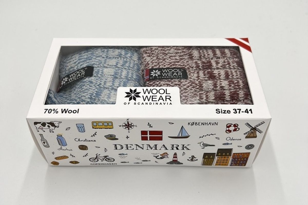 Wool Of Scandinavia Ragsokker 2-pak Giftbox