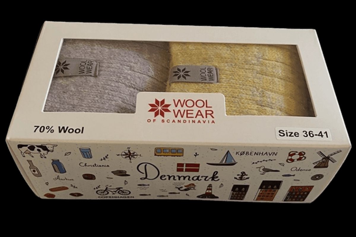 Wool Of Scandinavia Ragsokker 2-pak Giftbox