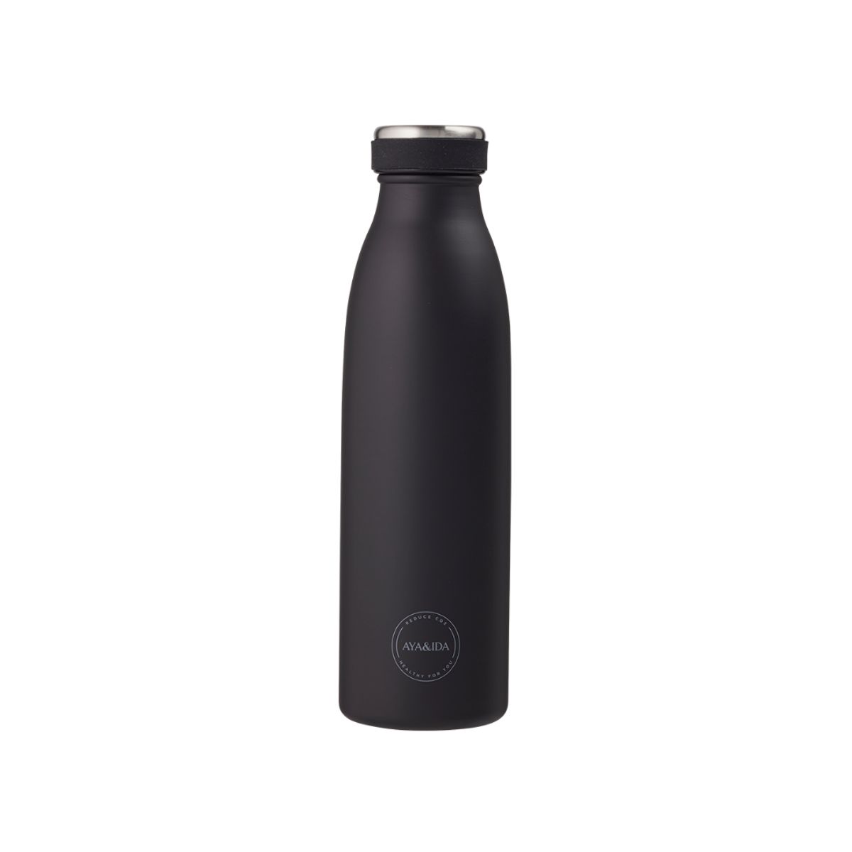 Drikkeflaske 500 ml, Matte Black