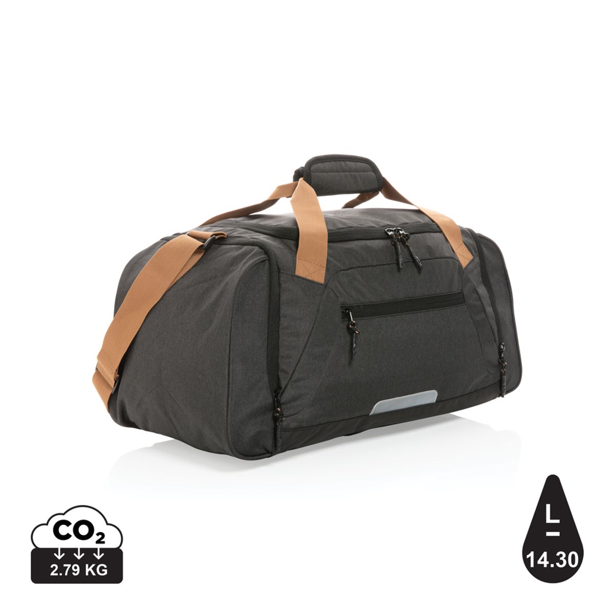 Impact Aware&trade; Urban Outdoor Weekend Taske, Sort