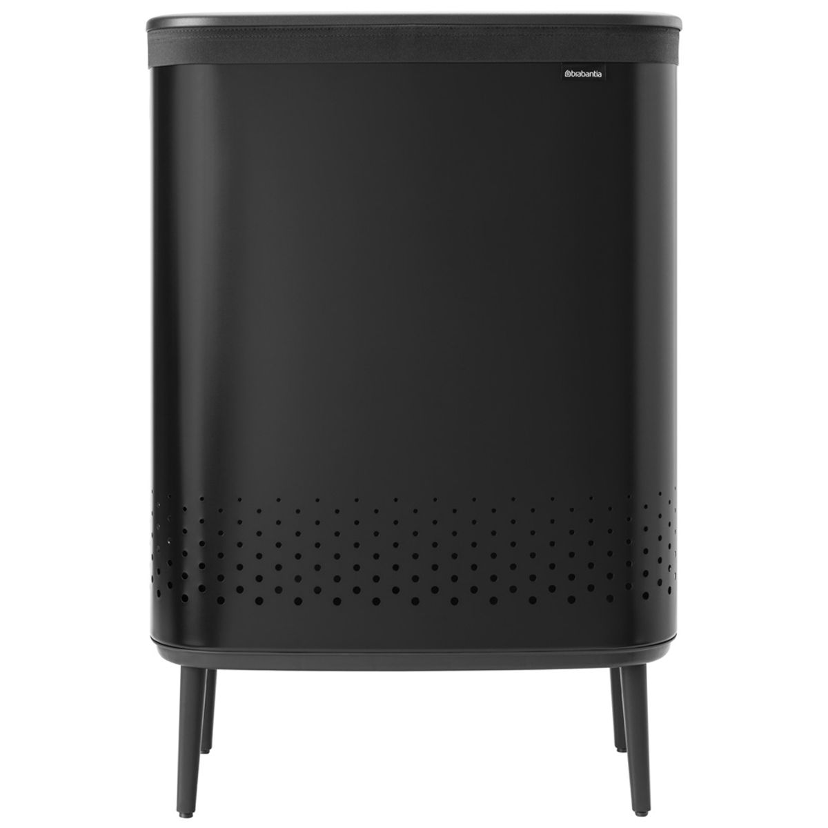 Brabantia Bo Vasketøjskurv - Sort - 2 x 45 liter