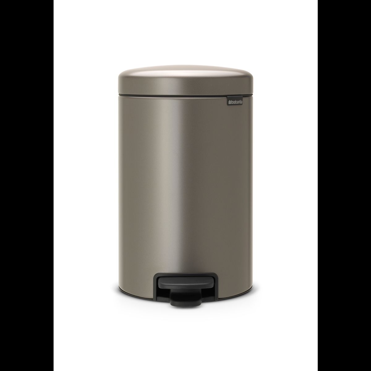 Brabantia NewIcon Pedalspand 12 liter-Platinum