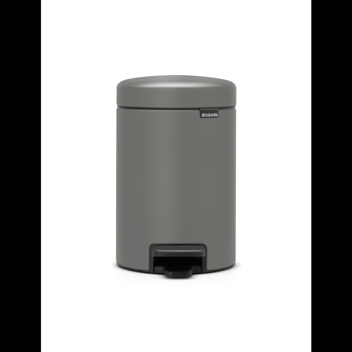 Brabantia NewIcon Pedalspand 3 liter-Mineral Concrete Grey