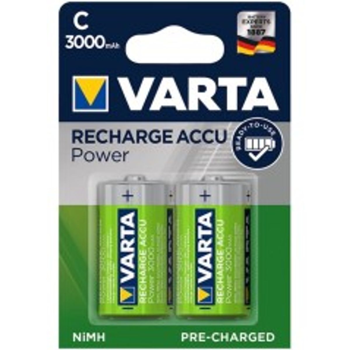 Varta Power Accu C-type Batterier til generelt brug (genopladelige) 3000mAh