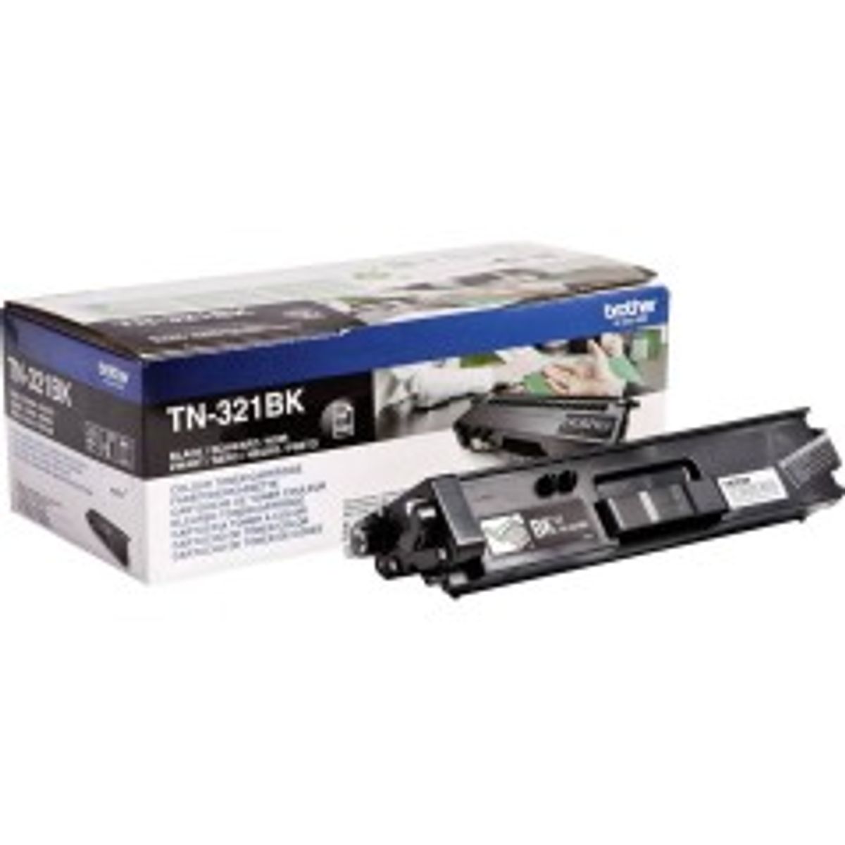 Brother TN 321BK Sort 2500 sider Toner