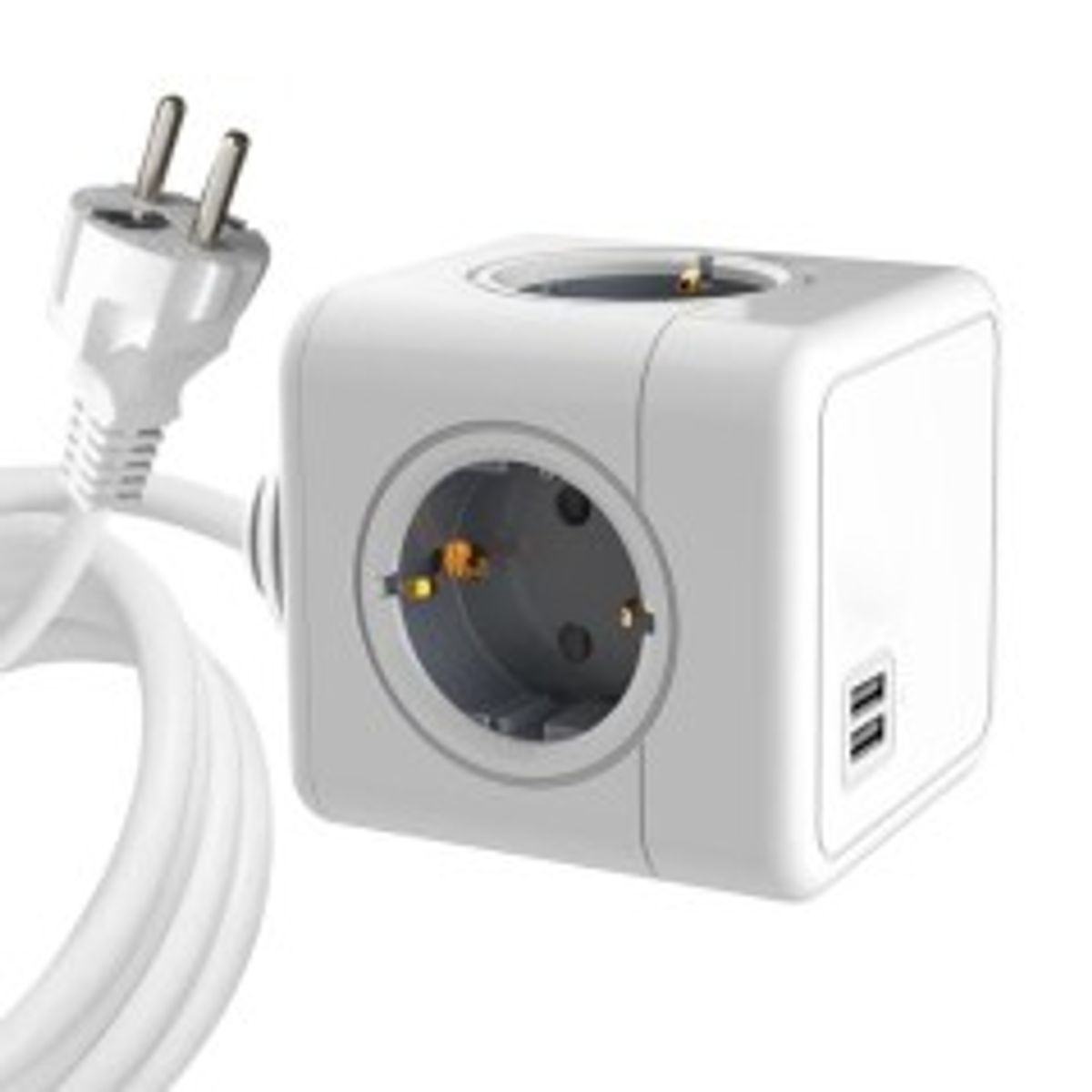 MicroConnect Power Cube, 4 Schuko outlets,