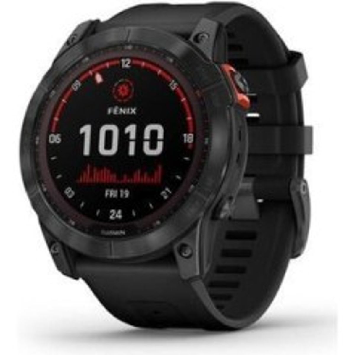 Garmin fenix 7X Solar 51 mm Sort Grå Sportsur