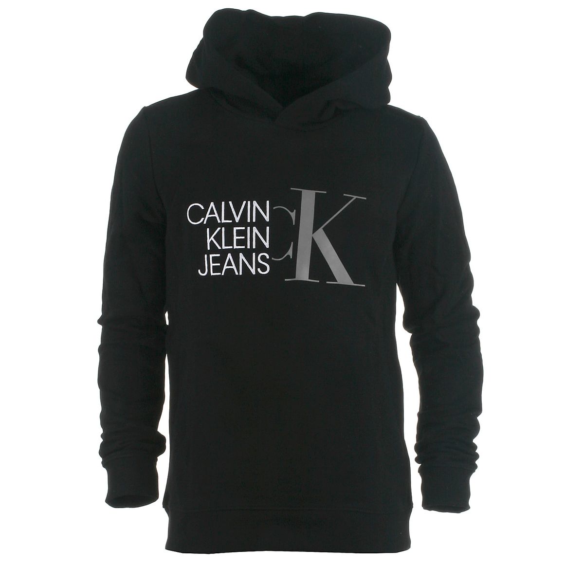 Calvin Klein hood sweat, black - 152 - 12år