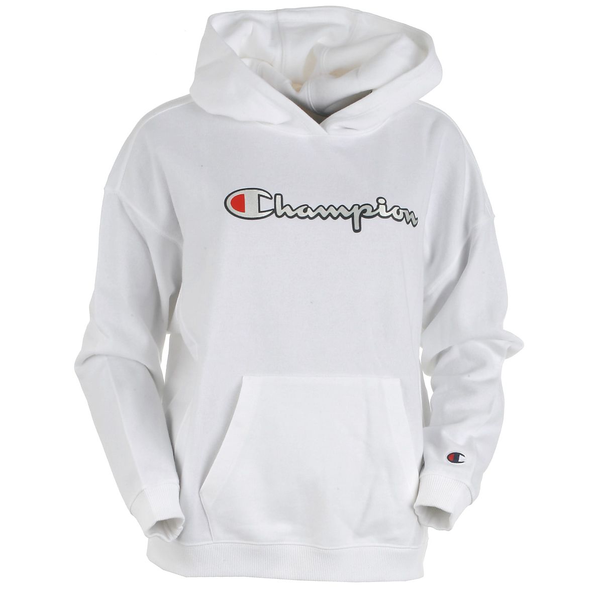 Champion hood sweat, wht - 176 - 15-16år