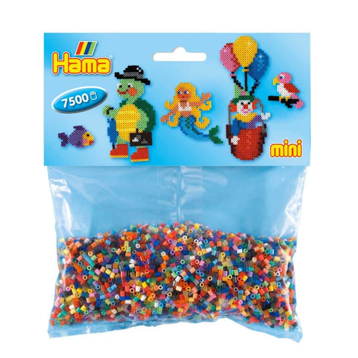 Hama Mini Perler Mix Farver 7.500 Mini Perler