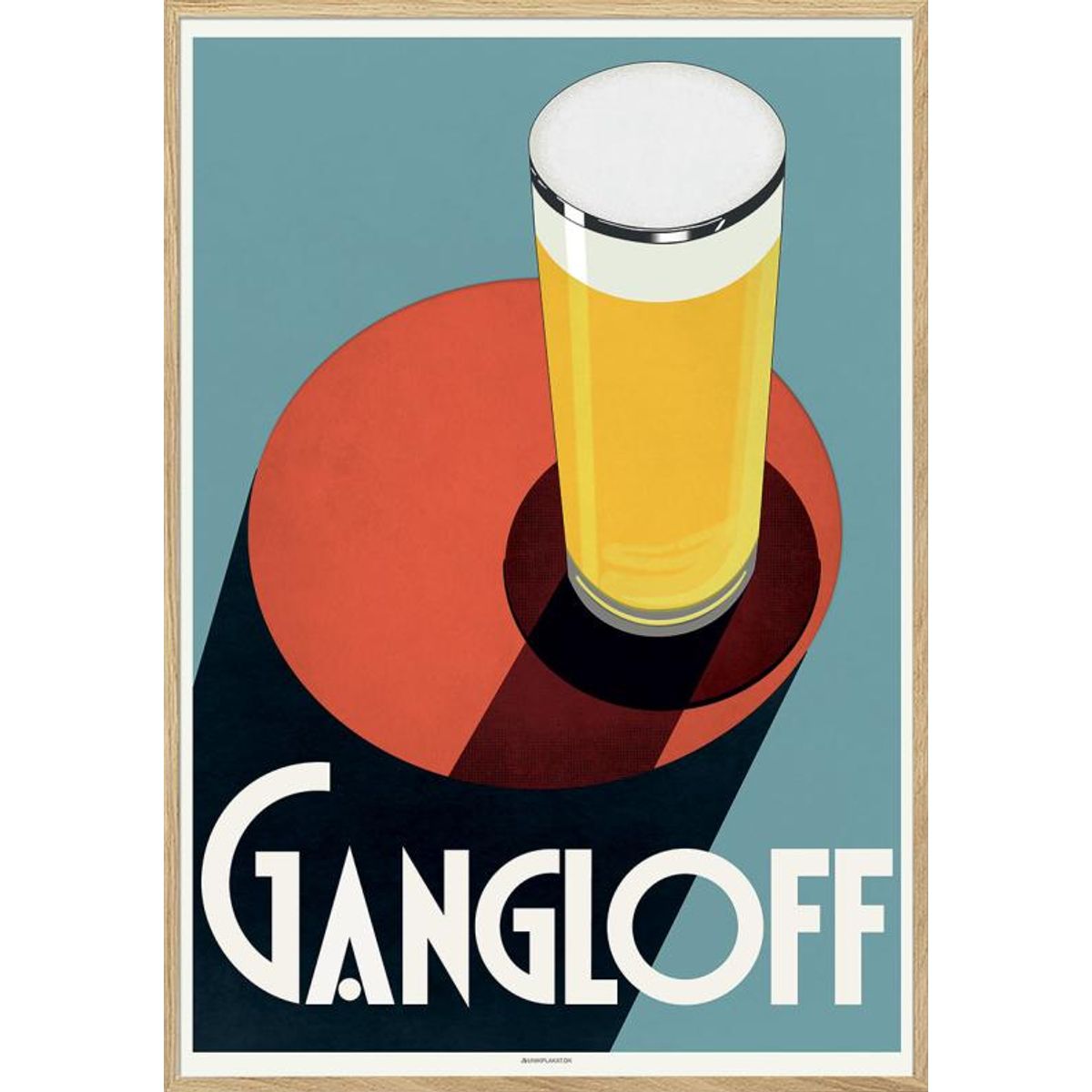 Gangloff Beer - Reklameplakat af Jean d'Ylen