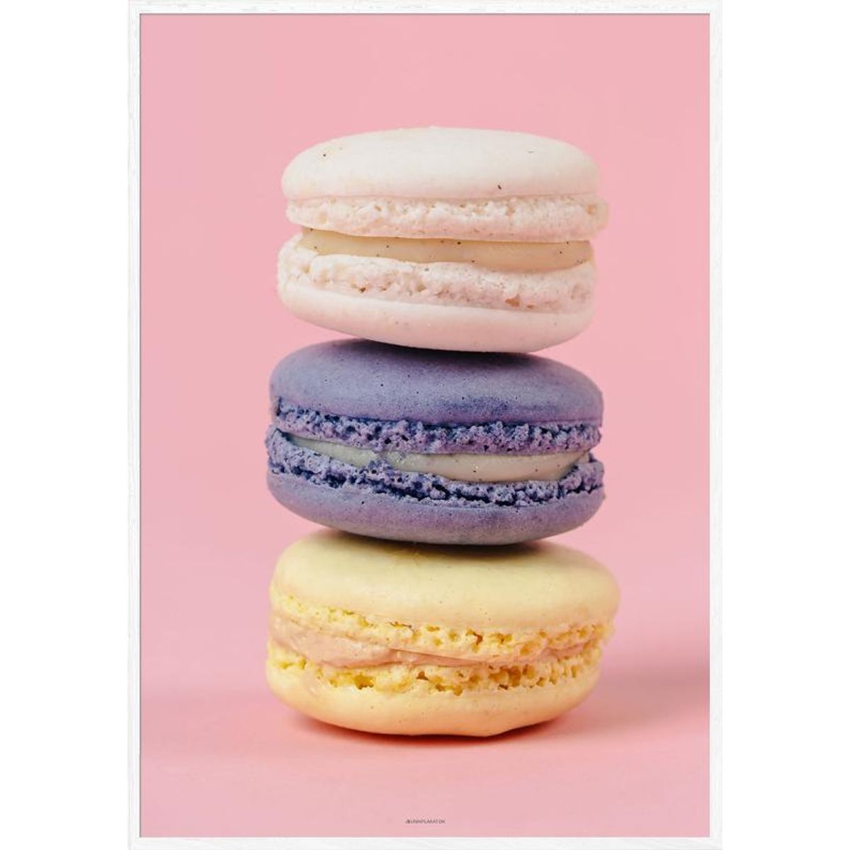 Plakat med macarons - Me and my macarons