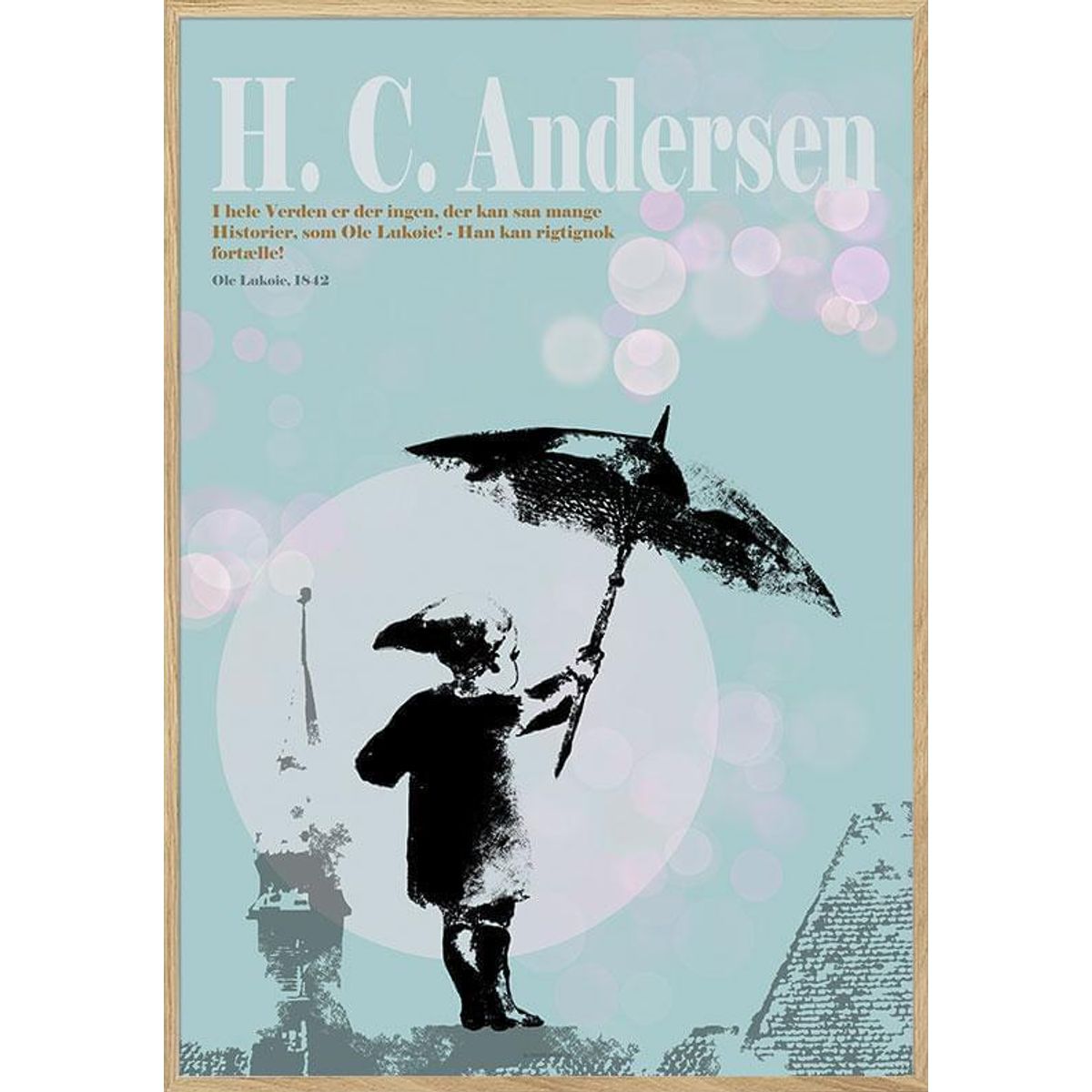 H. C. Andersen plakat - Ole Lukøje